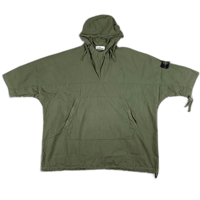 Stone Island Stone Island Green Half-Sleeve Hooded Jacket Size US XL / EU 56 / 4 - 1 Thumbnail