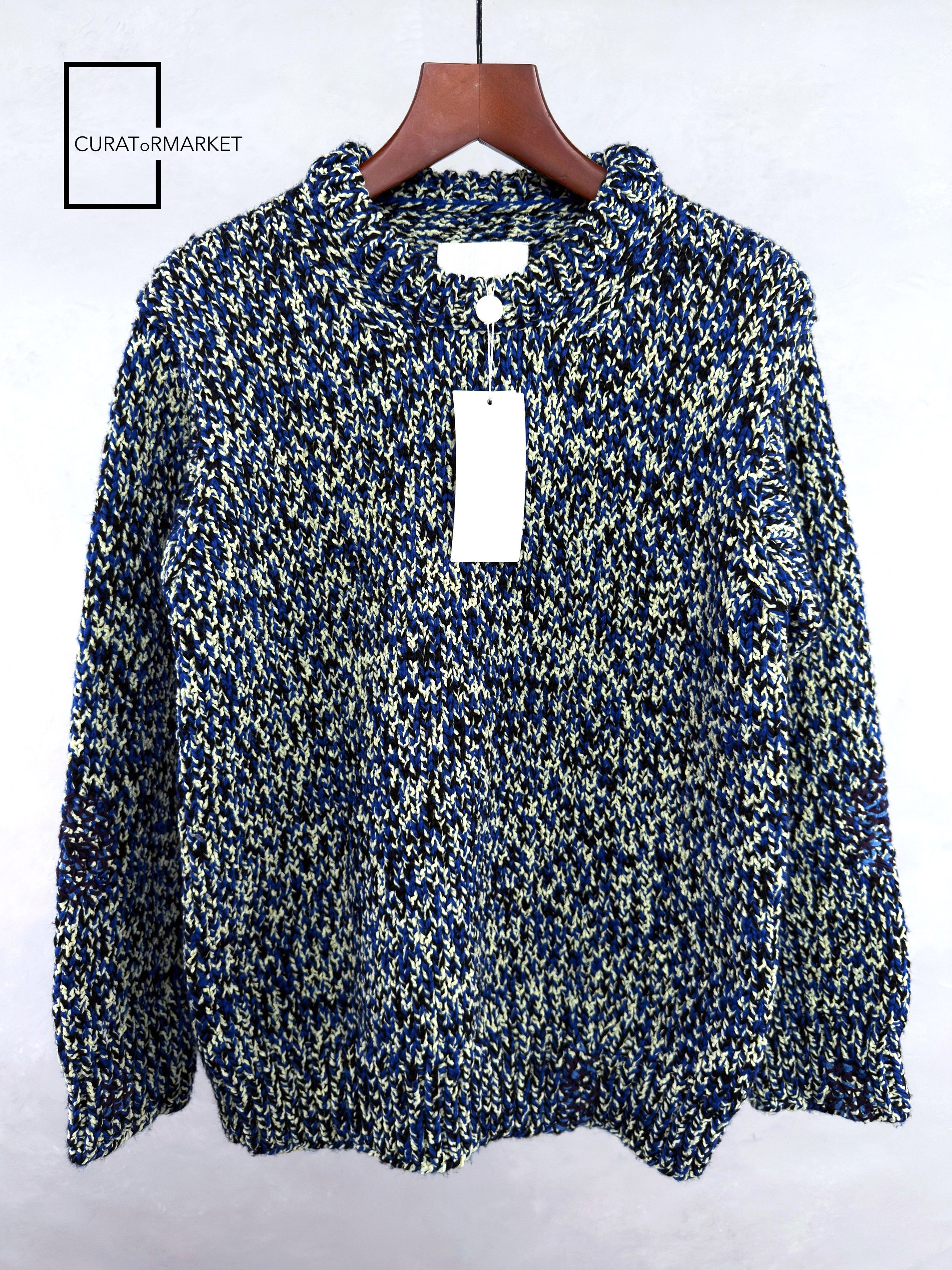 Maison Margiela Handmade Wool Mouline Knit Stitch Embroidered Sweater SS22 Size US S / EU 44-46 / 1 - 2 Thumbnail