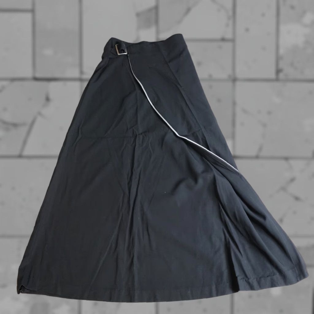 Vintage URU Ayako Shimato Womens Skirt XL Black Wool Made in Japan Dark Academia Size 28" / US 6 / IT 42 - 1 Thumbnail