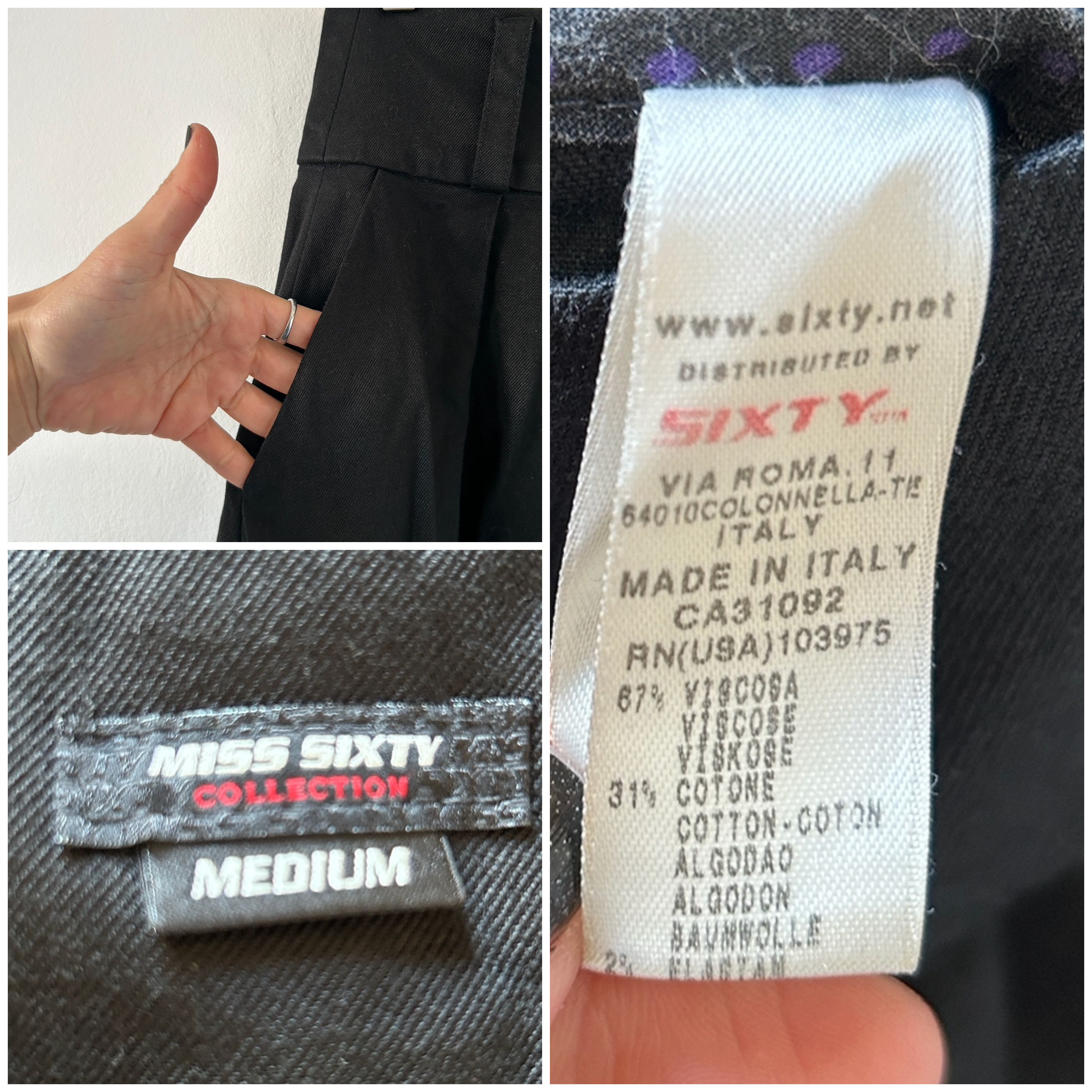 Miss Sixty Miss Sixty y2k black skater skirt Size 28" / US 6 / IT 42 - 9 Thumbnail