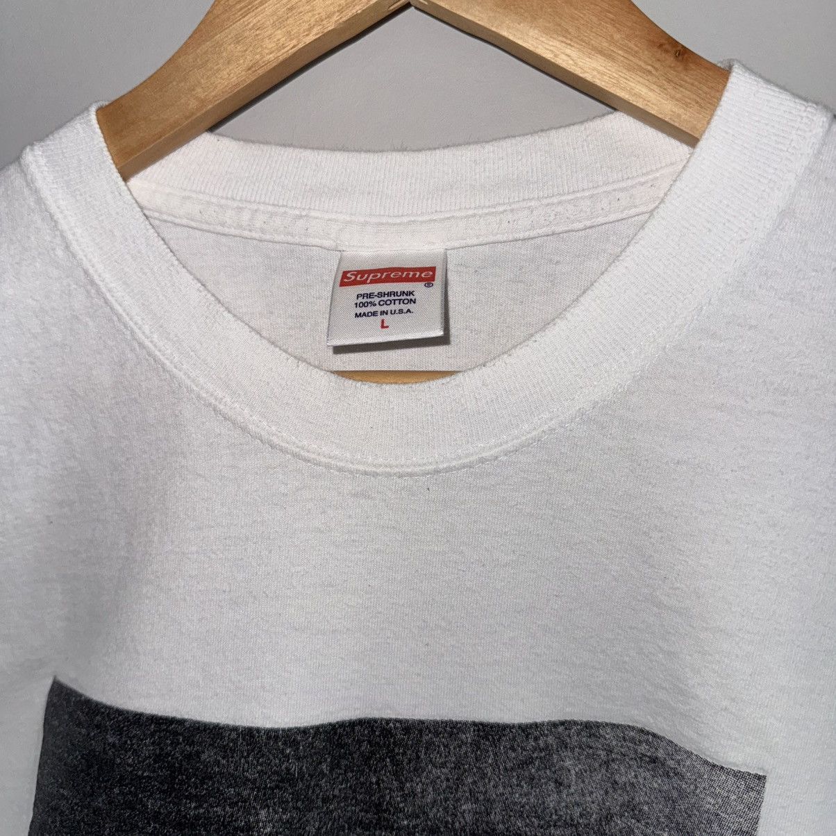 Supreme MISPRINT 2011 Shark Long Sleeve Mirror Logo L/S Shirt Size US L / EU 52-54 / 3 - 8 Thumbnail