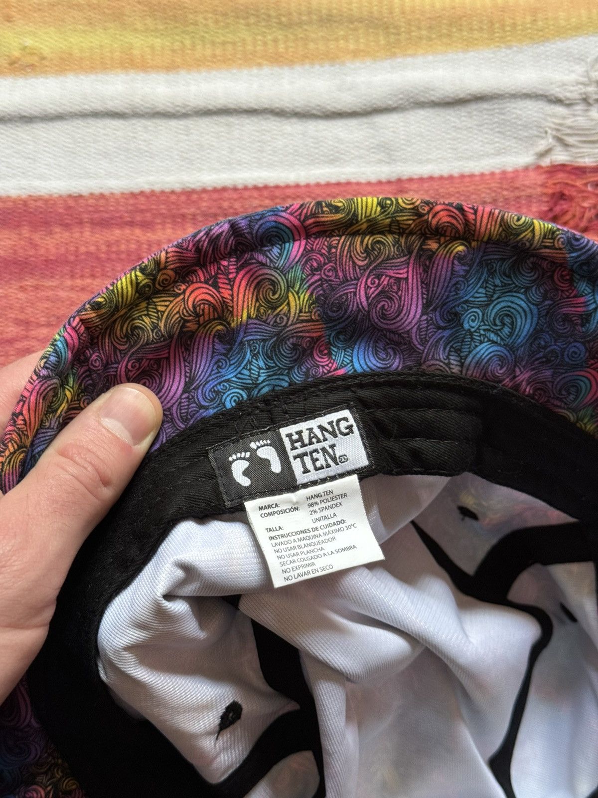 Hang Ten Hang Ten y2k Multicolor Japanese Bucket Hat Size ONE SIZE - 5 Thumbnail