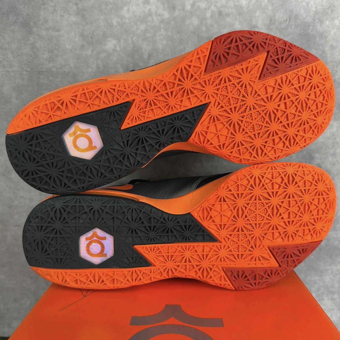 Nike Nike KD 6 Neutral Black Orange Size 8.5 599424-007 OG Rare Size US 8.5 / EU 41-42 - 7 Thumbnail
