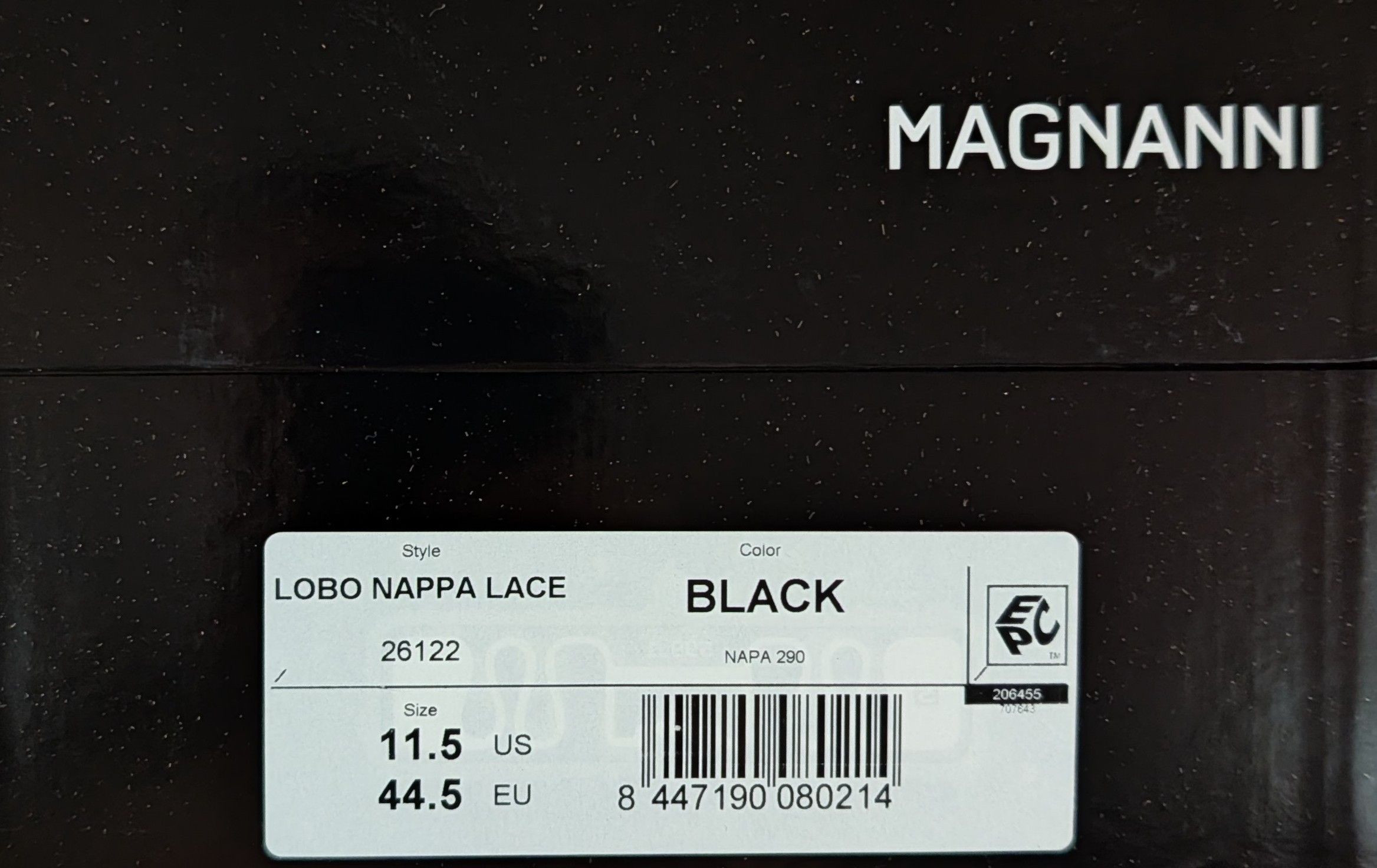Magnanni MAGNANNI "Lobo" Leather Derby Dress Shoes Black/White 11.5 Size US 11.5 / EU 44-45 - 8 Thumbnail
