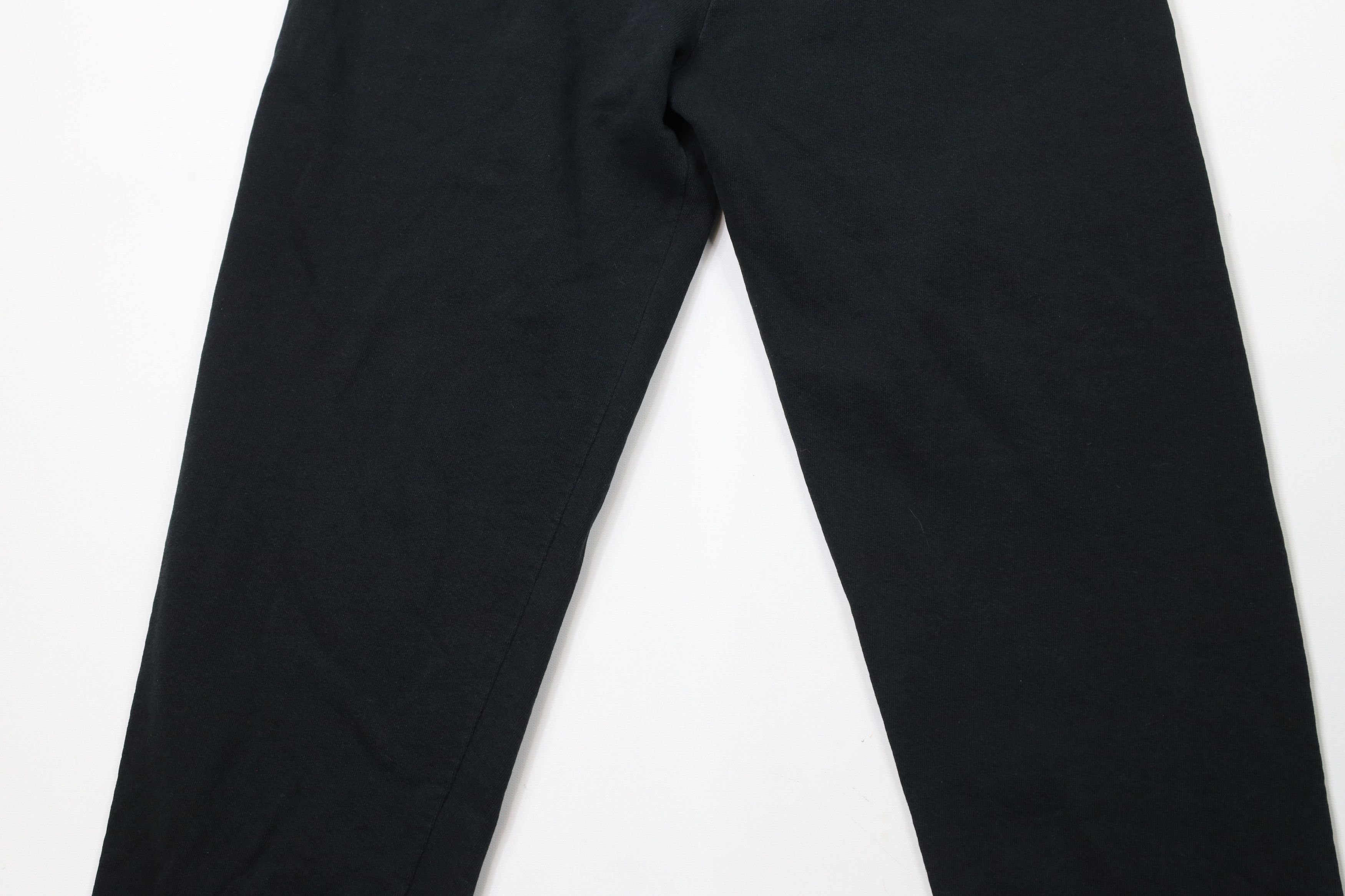 Vintage Vintage 90s Streetwear Blank Sweatpants Joggers Black USA Size US 36 / EU 52 - 11 Thumbnail