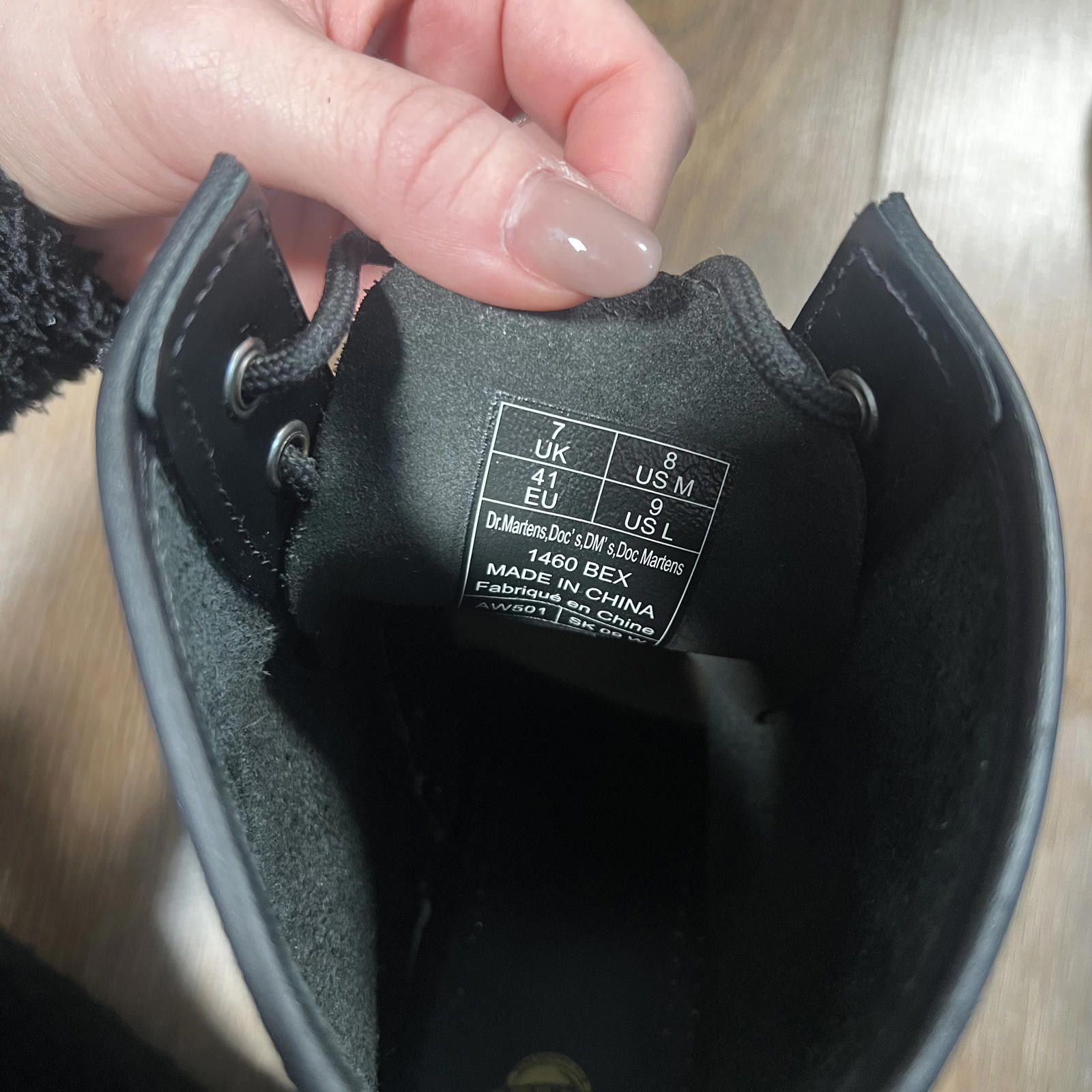 Dr. Martens 💥 Dr. Martens 1460 BEX Black Leather Boots UK Size 7 EU 41 Size US 8 / EU 41 - 7 Thumbnail