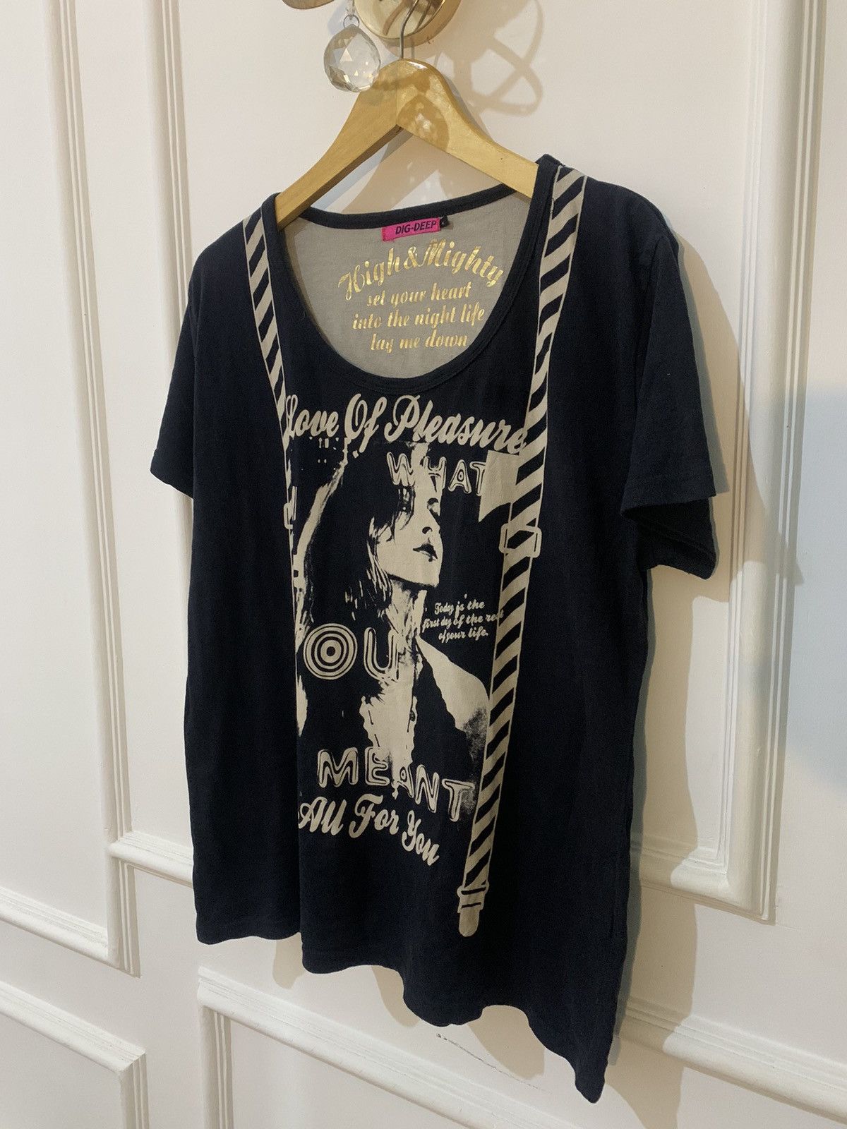 Hysteric Glamour × Le Grande Bleu (L.G.B.) × Yasuyuki Ishii Japanese brand poem DIG DEEP Gothic styel Size US XL / EU 56 / 4 - 2 Thumbnail