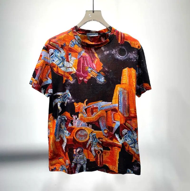 Valentino Valentino Multicolor Cotton Men's T-Shirt 0089 Size US S / EU 44-46 / 1 - 1 Thumbnail
