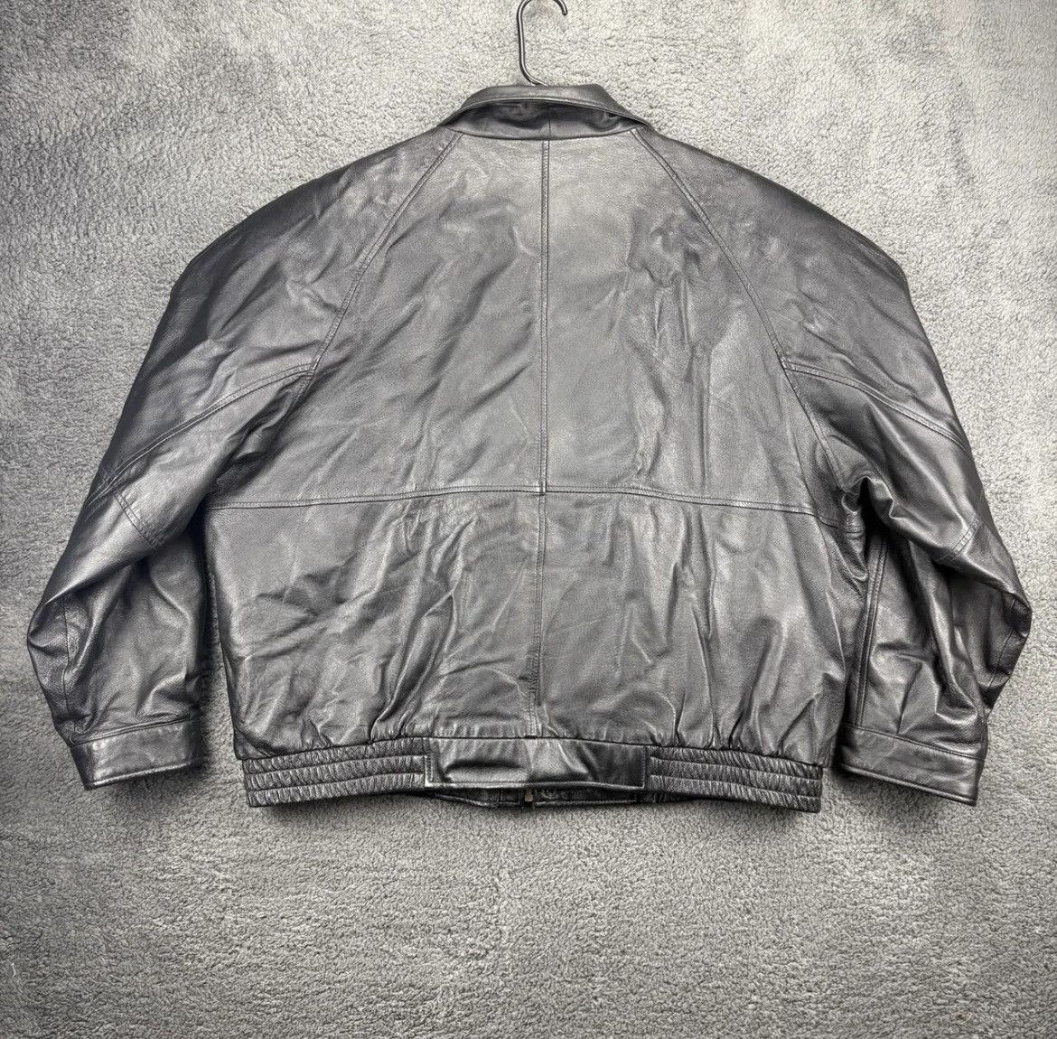 Vintage Classic Outdoor Exchange Leather Jacket Full Zip Size US XXL / EU 58 / 5 - 8 Thumbnail