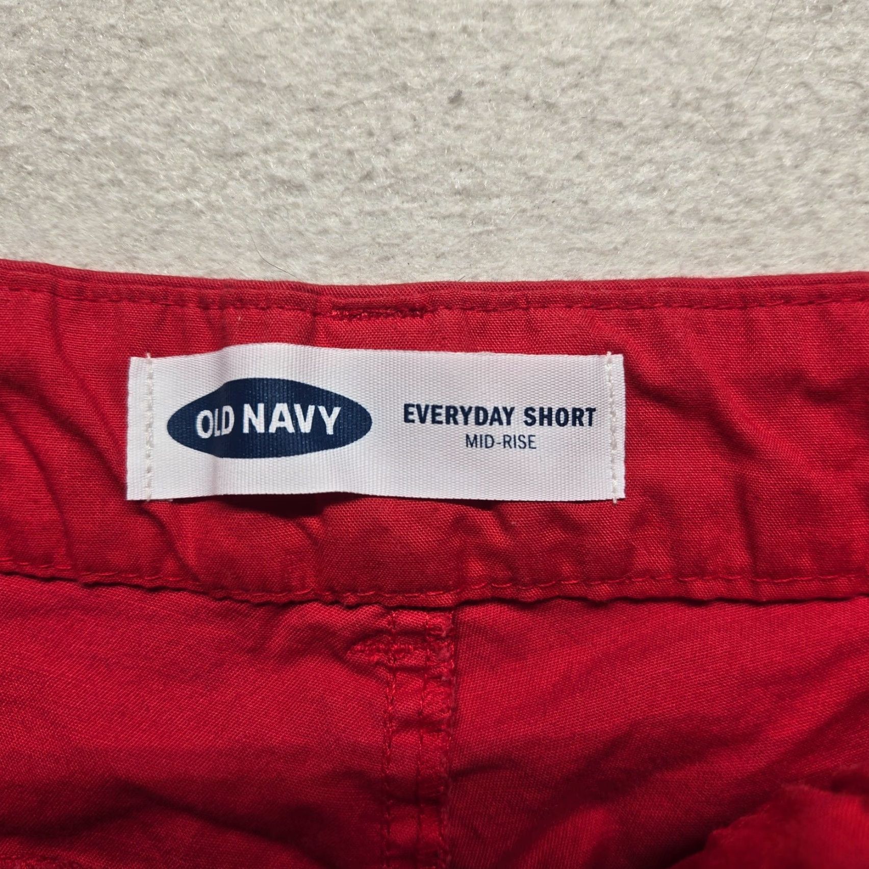 Old Navy Old Navy Red Chino Shorts - Women - 2 Regular Waist Mid Rise 2.5" Inseam Cuffed Pockets Casual Summer Wear Womens Size 26" / US 2 / IT 38 - 2 Thumbnail