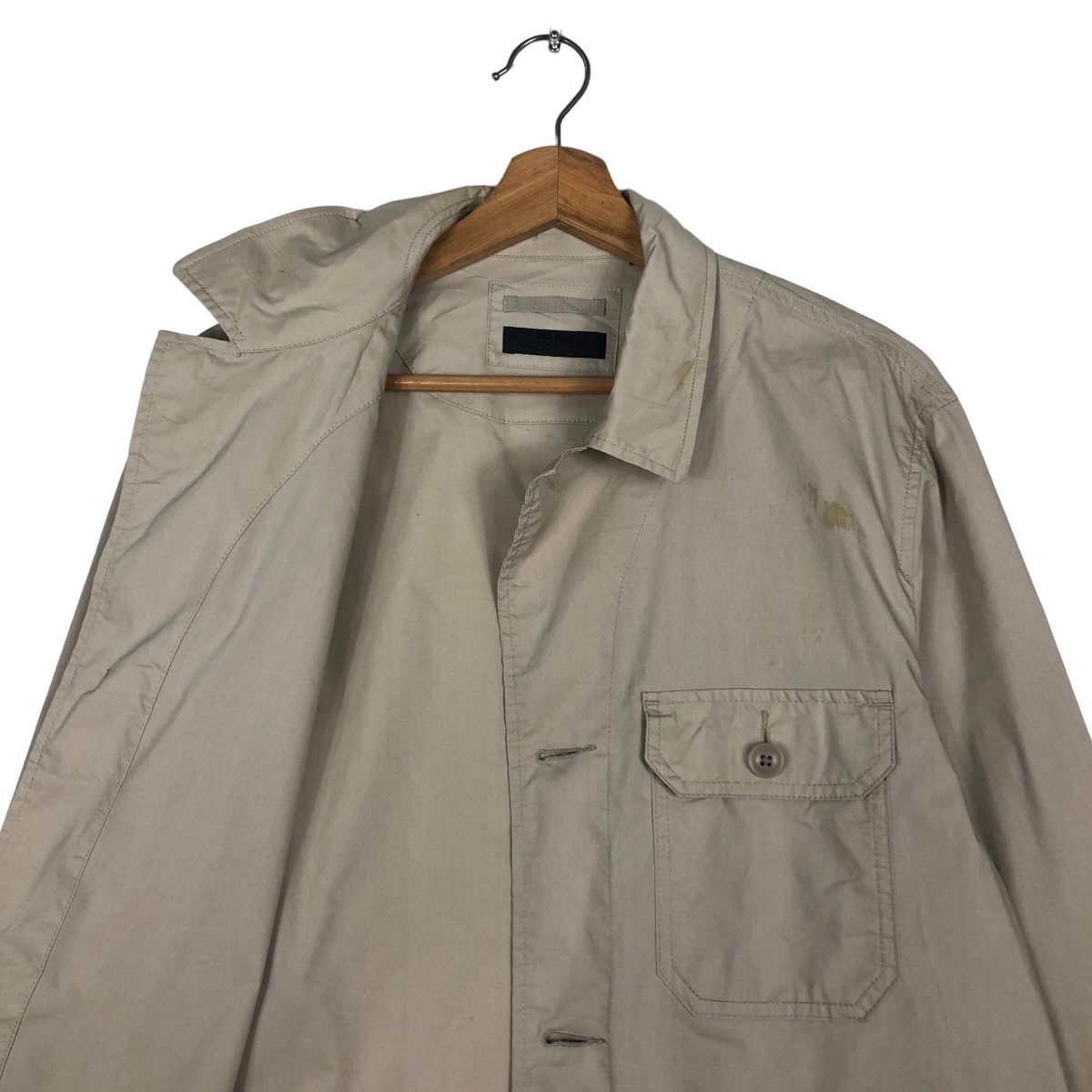 Japanese Brand Vintage Chore Jacket Multi Pocket Cargo Uniqlo Issey Miyake Size US L / EU 52-54 / 3 - 12 Thumbnail