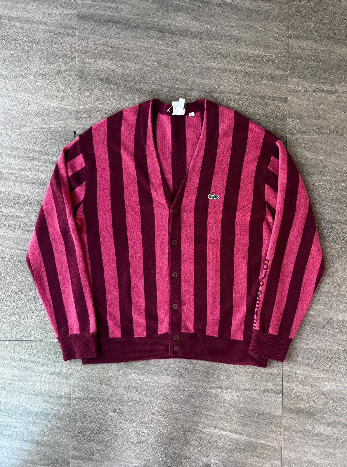 Supreme Supreme Floral Stripe Wool Cardigan | Grailed