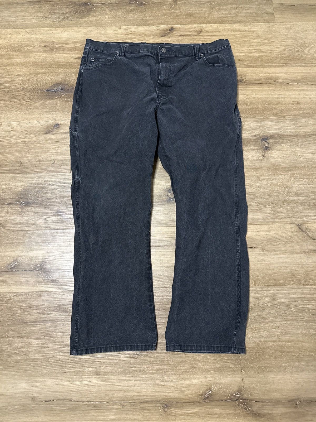 Carhartt × Dickies × Vintage Vintage 90s Dickies Carhartt Black Workweae Carpenter jeans Size US 38 / EU 54 - 4 Thumbnail