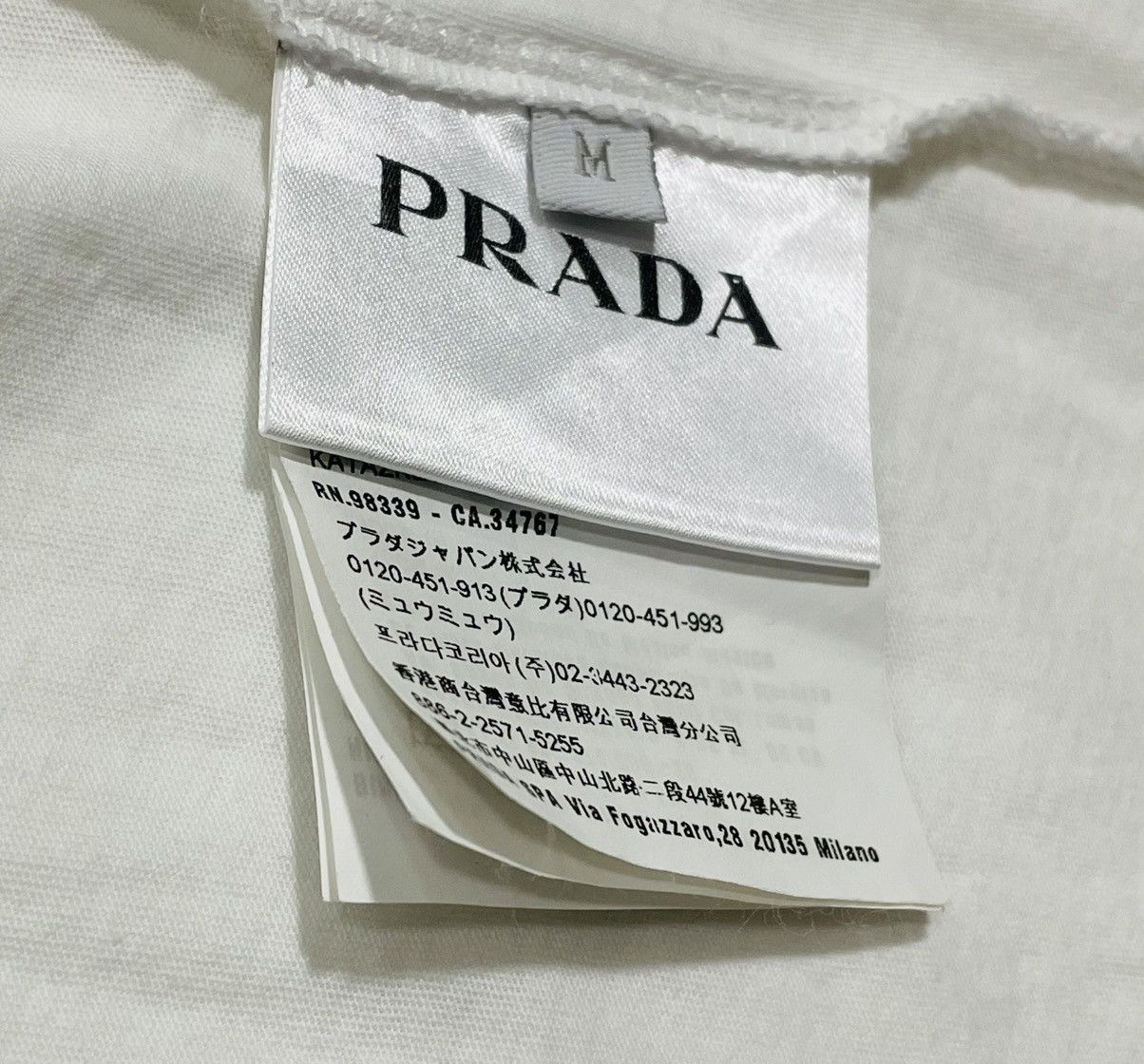 Prada SS18 White T-Shirt Size US M / EU 48-50 / 2 - 5 Thumbnail