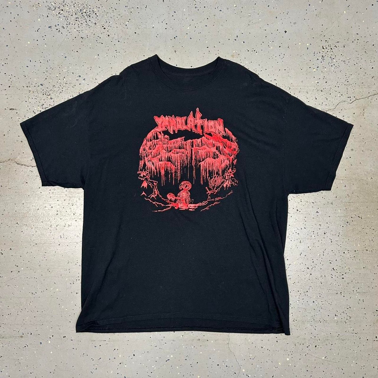 Other Y2K Black and red Immolation band tee Size US XXL / EU 58 / 5 - 1 Thumbnail