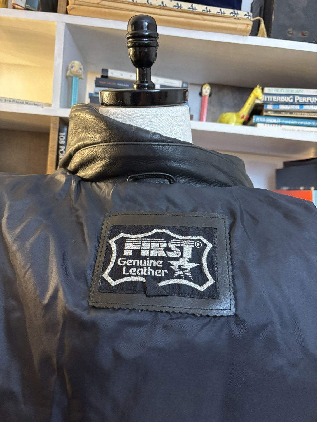 Vintage First Genuine Leather Jacket Size US XL / EU 56 / 4 - 9 Thumbnail