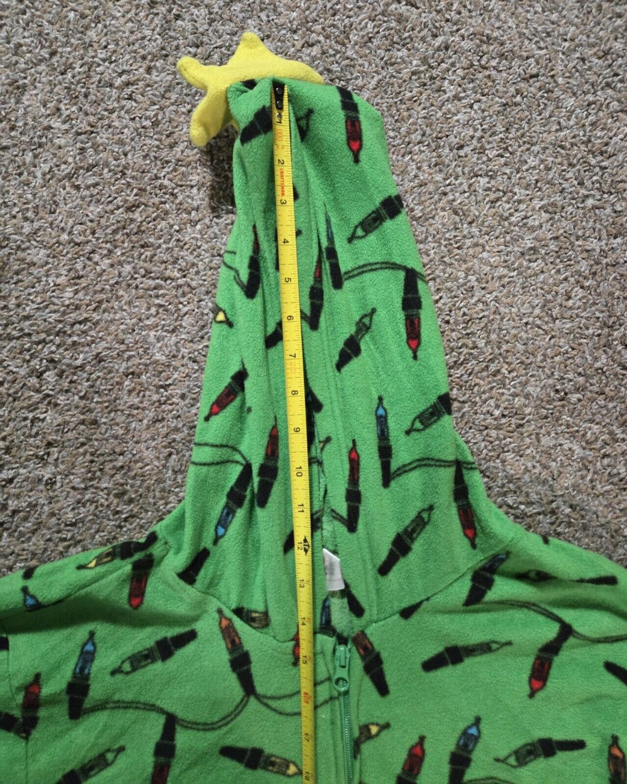 Designer Bioworld Christmas Tree One Piece Pajama Size Extra Large Size ONE SIZE - 8 Thumbnail