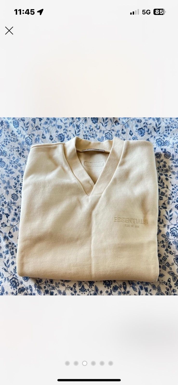 Essentials fear of god essentials cream vest Size M / US 6-8 / IT 42-44 - 4 Thumbnail