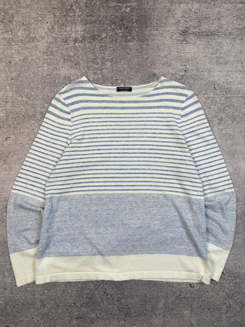 Saint James Vintage Saint James Stripped Long Sleeve Sweater Asap Rocky Size US M / EU 48-50 / 2 - 1 Thumbnail