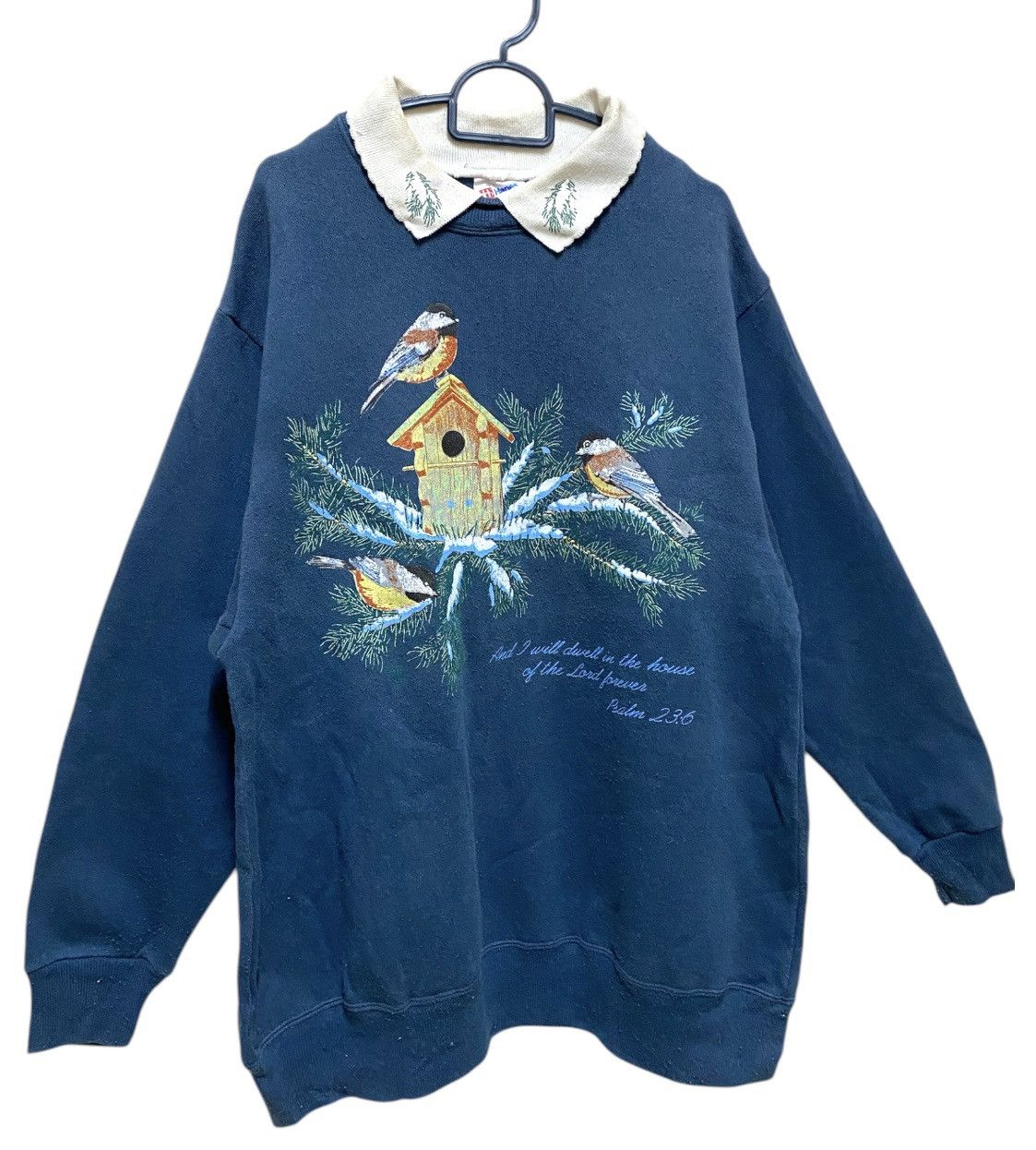 Hanes Vintage Hanes Art Bird Sweatshirt colar Size US L / EU 52-54 / 3 - 1 Thumbnail