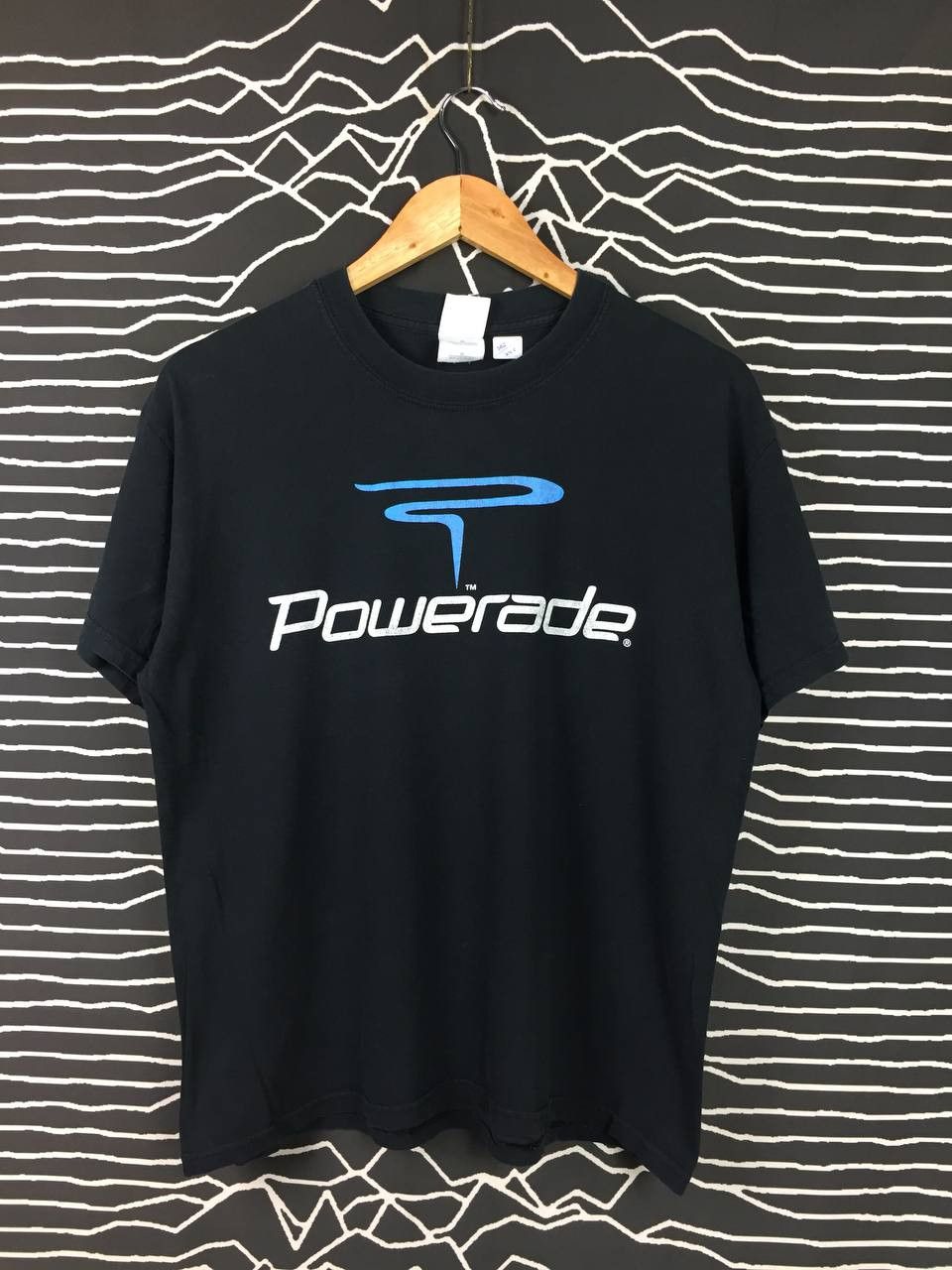 Gildan Vtg Y2K Powerade Sports Drink Logo Promo Tee Size US M / EU 48-50 / 2 - 1 Thumbnail