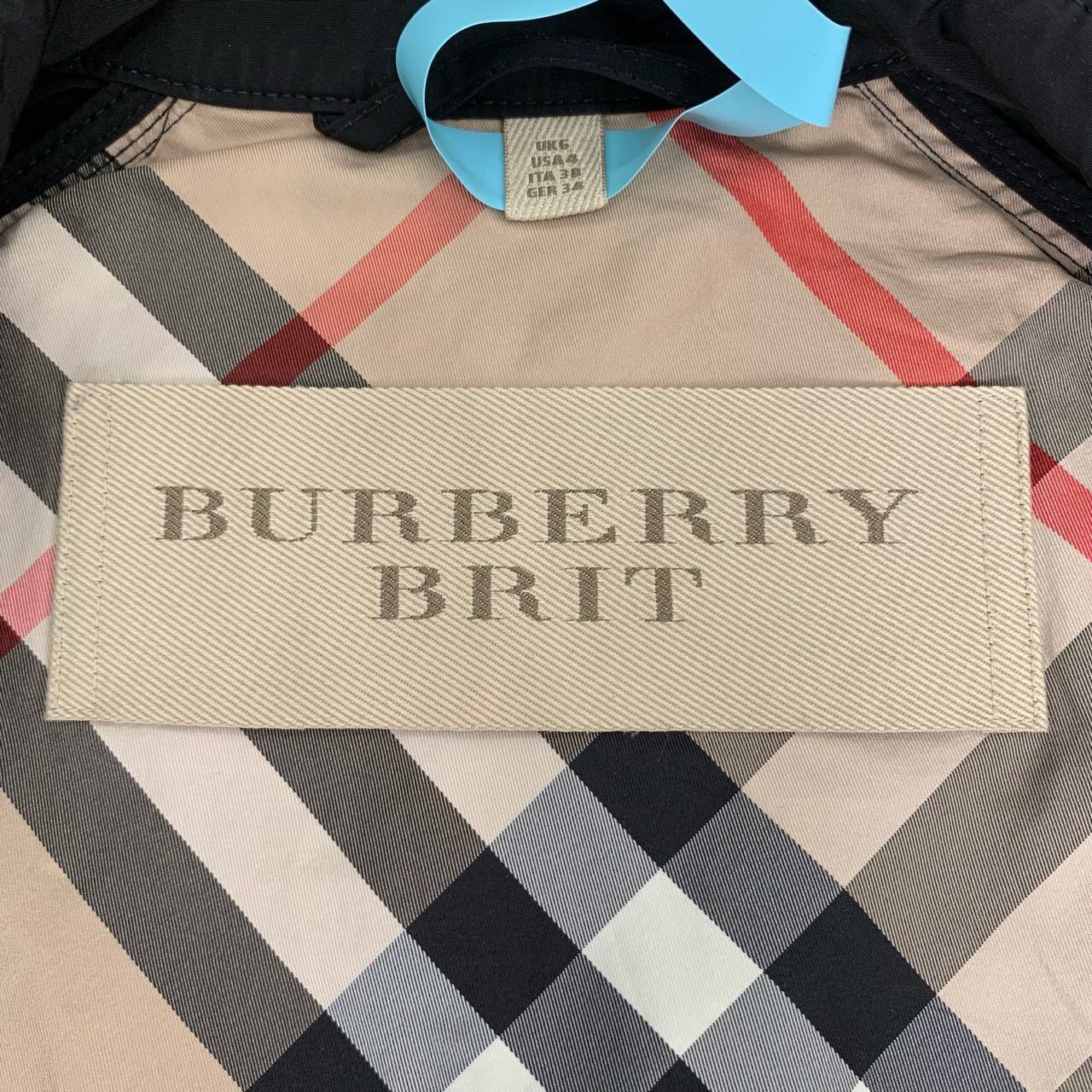 Burberry Burberry Trench Coat Black Coat (Size 38/S) Size S / US 4 / IT 40 - 2 Thumbnail