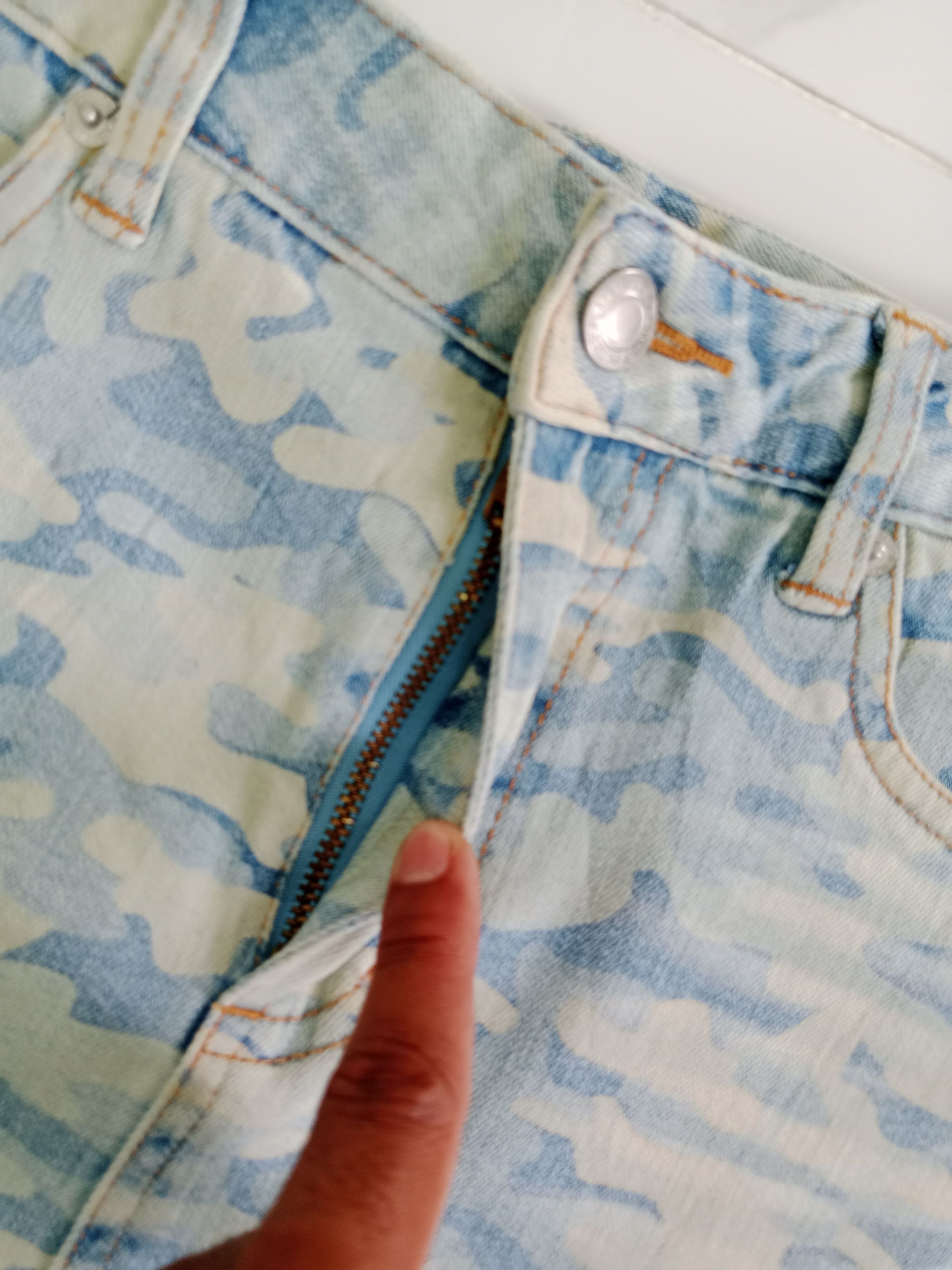 Japanese Brand Vintage Unbrand Camo Mini Skirt Japanese Brand Size 28" / US 6 / IT 42 - 7 Thumbnail