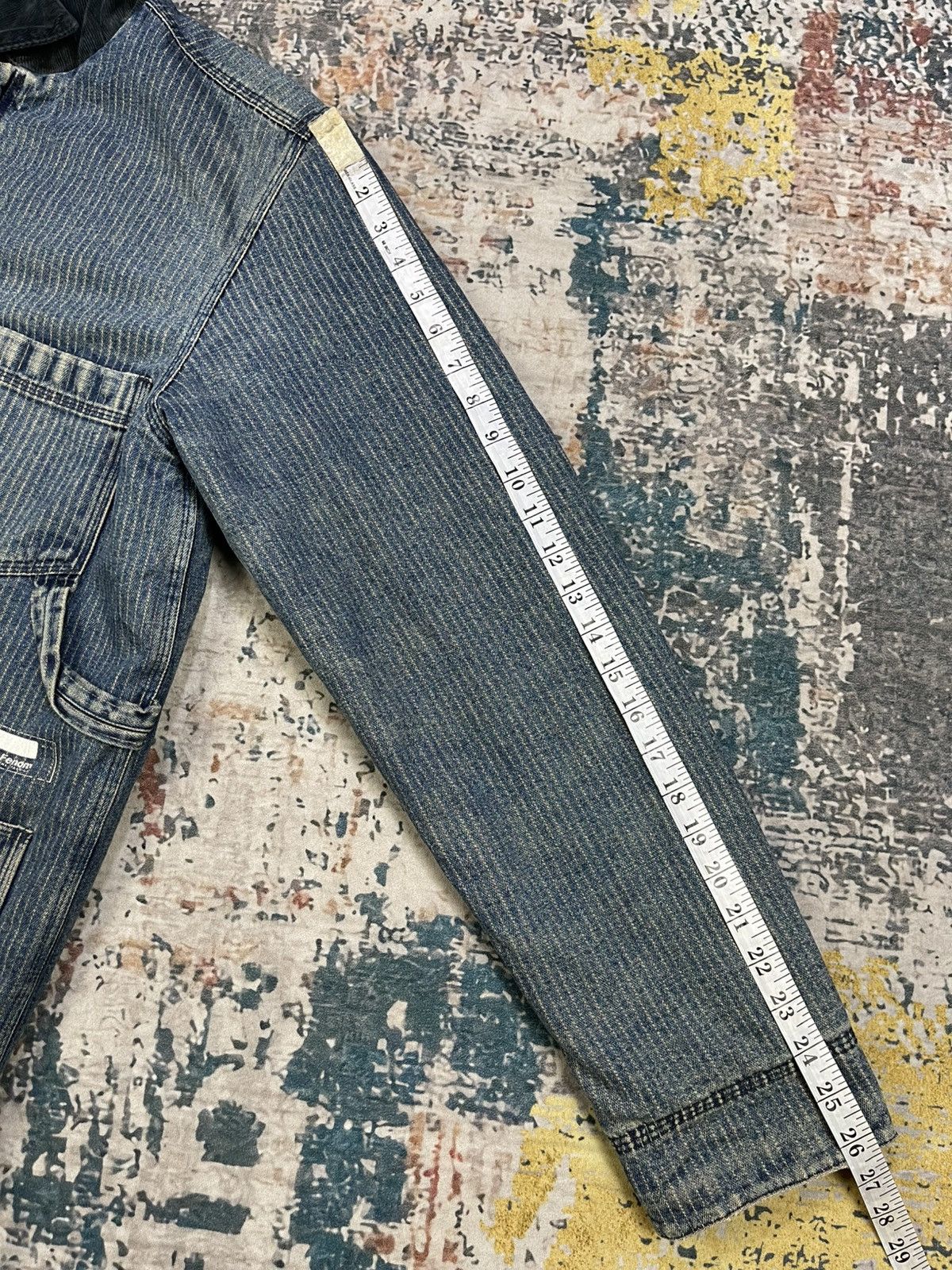 Fragment Design × Levi's Levi’s Fenom x Fragment Design Pinstriped Denim Jacket Size US M / EU 48-50 / 2 - 6 Thumbnail