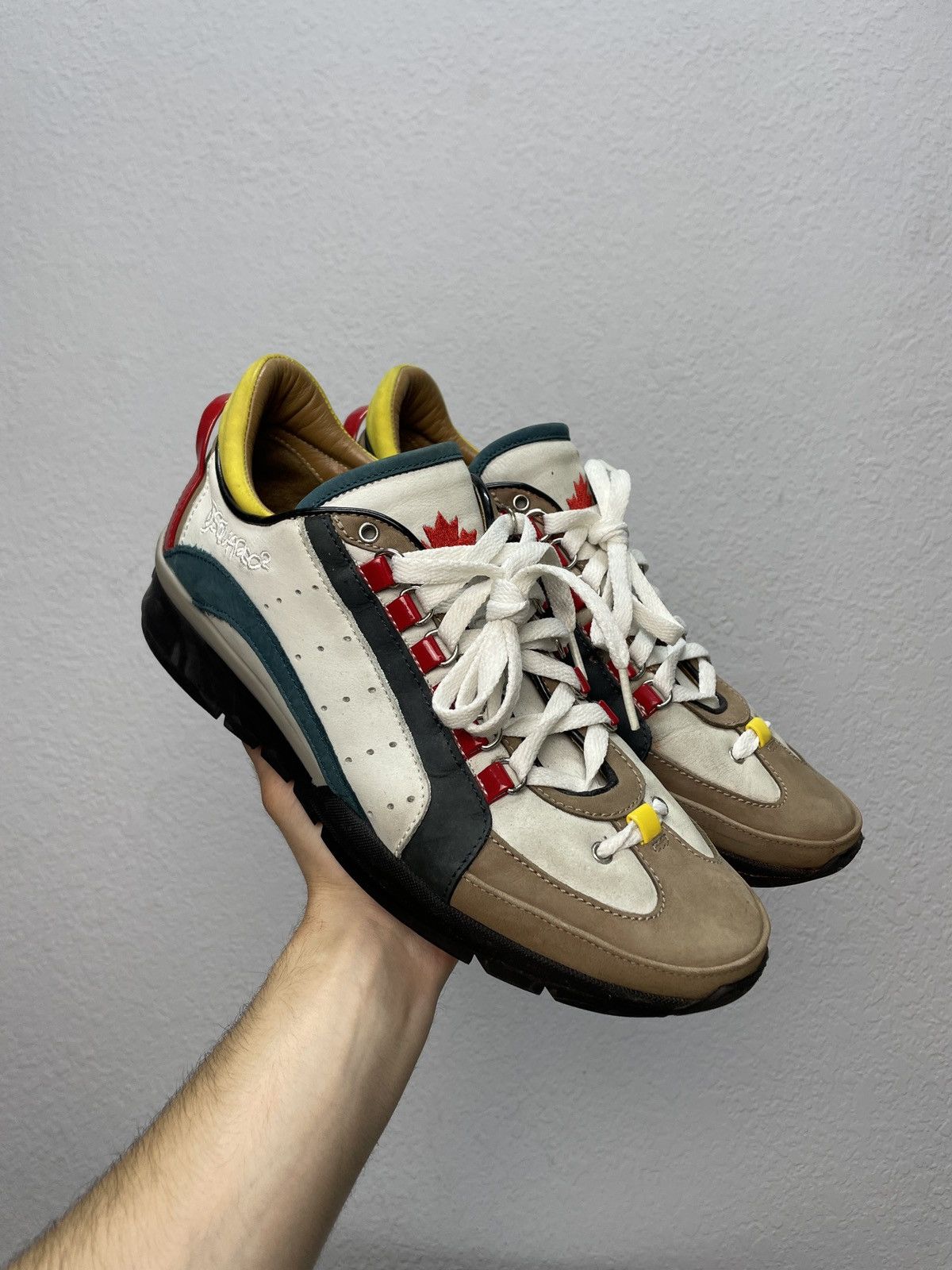 Dsquared2 Vintage Y2K Dsqured2 Sneakers Shoes Rare Archival 00s Size US 9 / EU 42 - 1 Thumbnail
