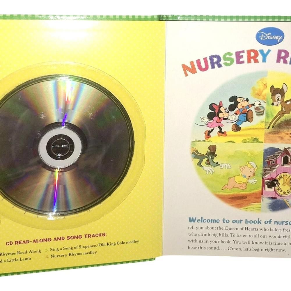 Disney Disney Nursery Rhymes Read-Along Storybook & CD Size ONE SIZE - 2 Thumbnail
