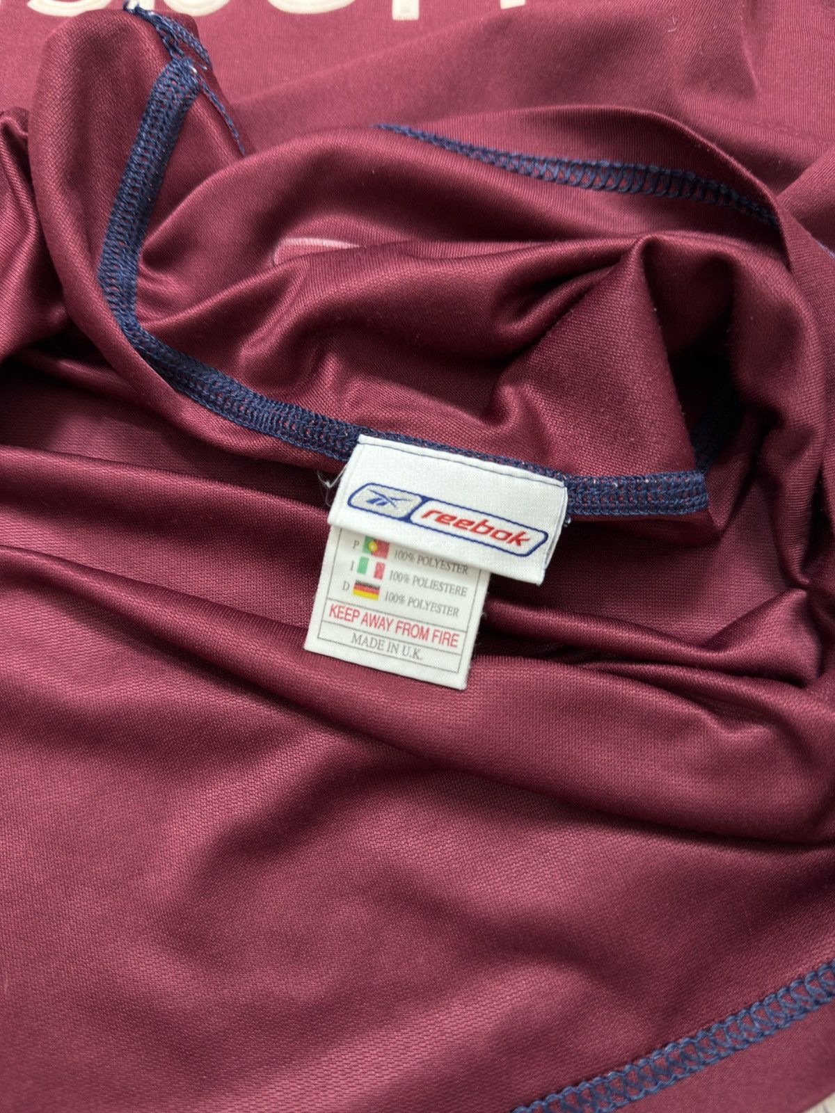 Reebok VTG Reebok Hearts of Midlothian 2002/2004 Home Shirt Jersey Size US XL / EU 56 / 4 - 10 Thumbnail