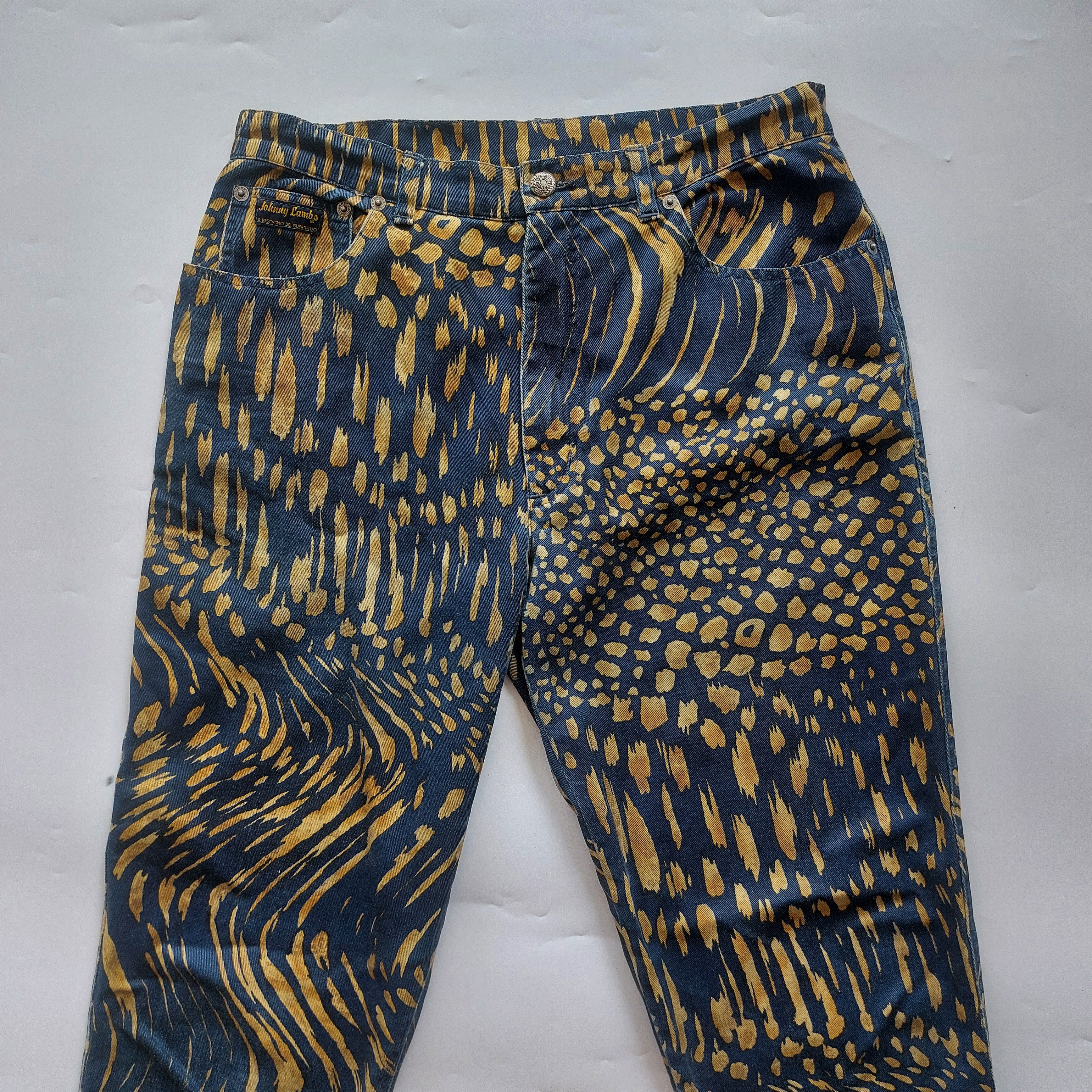 Japanese Brand Full Print Johnny Lambs Pants Size US 30 / EU 46 - 3 Thumbnail