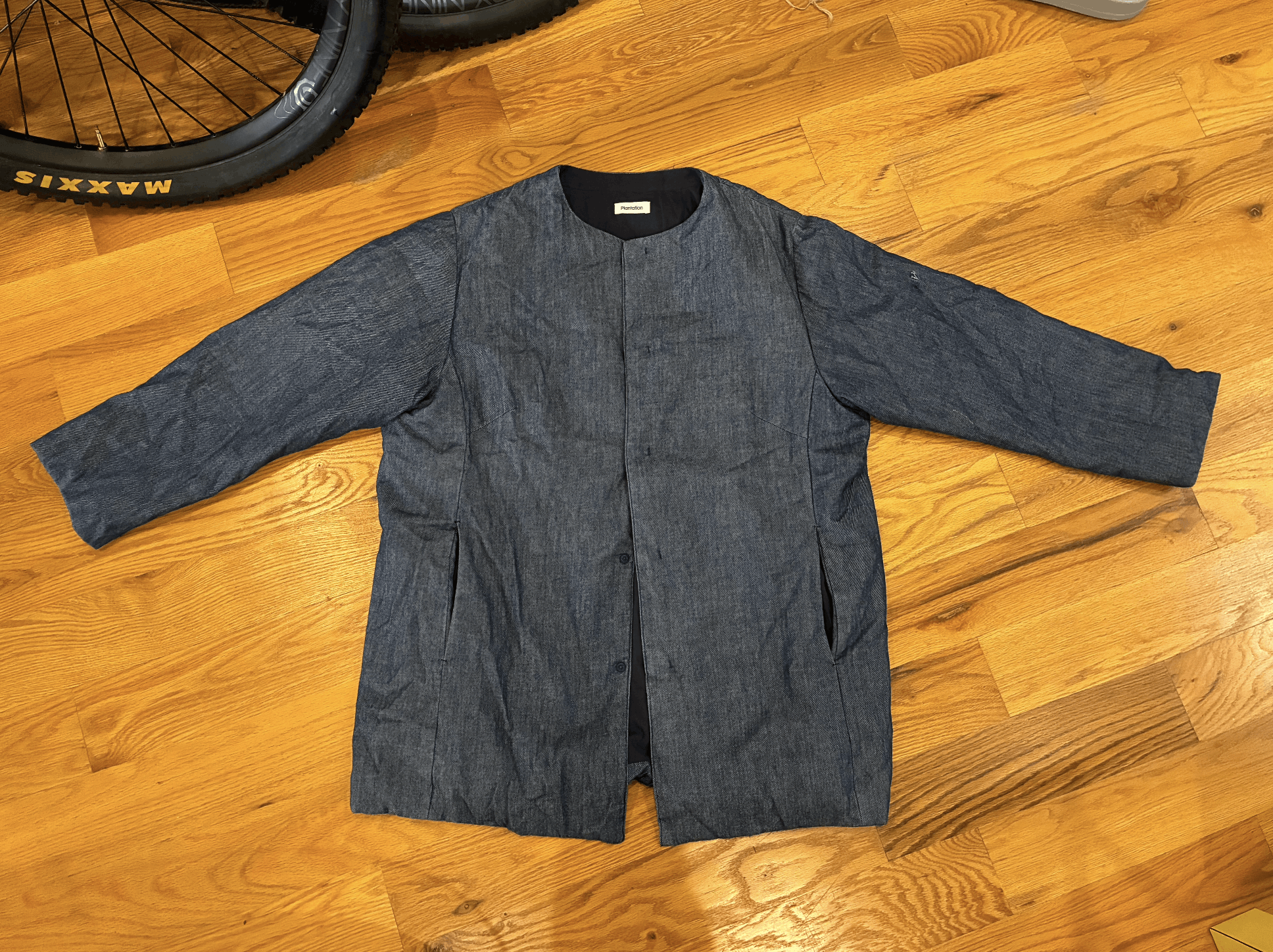 Issey Miyake Plantation by Issey Miyake Denim light parka Size US M / EU 48-50 / 2 - 1 Thumbnail