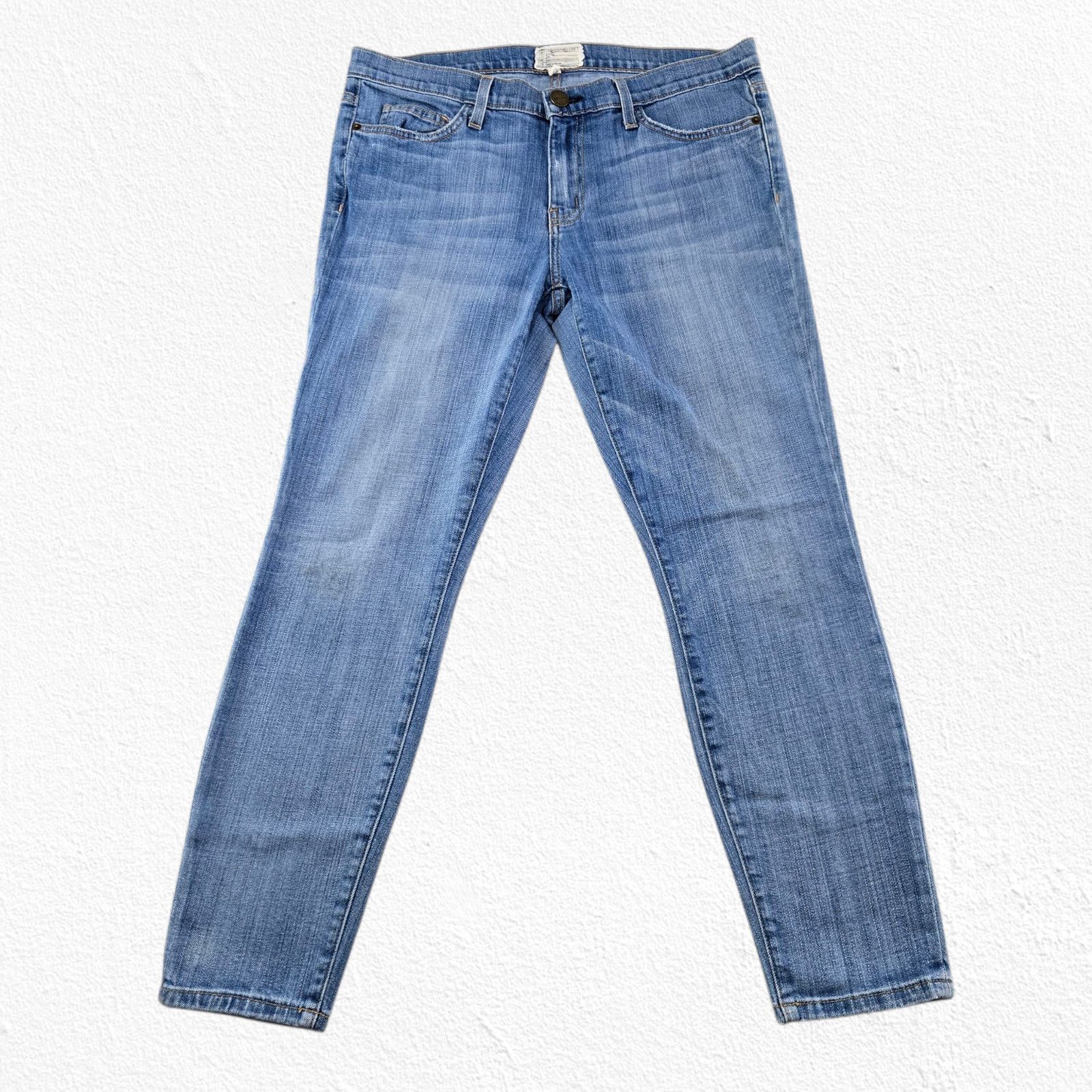 Current/Elliot Current/Elliott Stiletto Skinny Jeans Light Wash Size 31 Size 31" - 2 Thumbnail