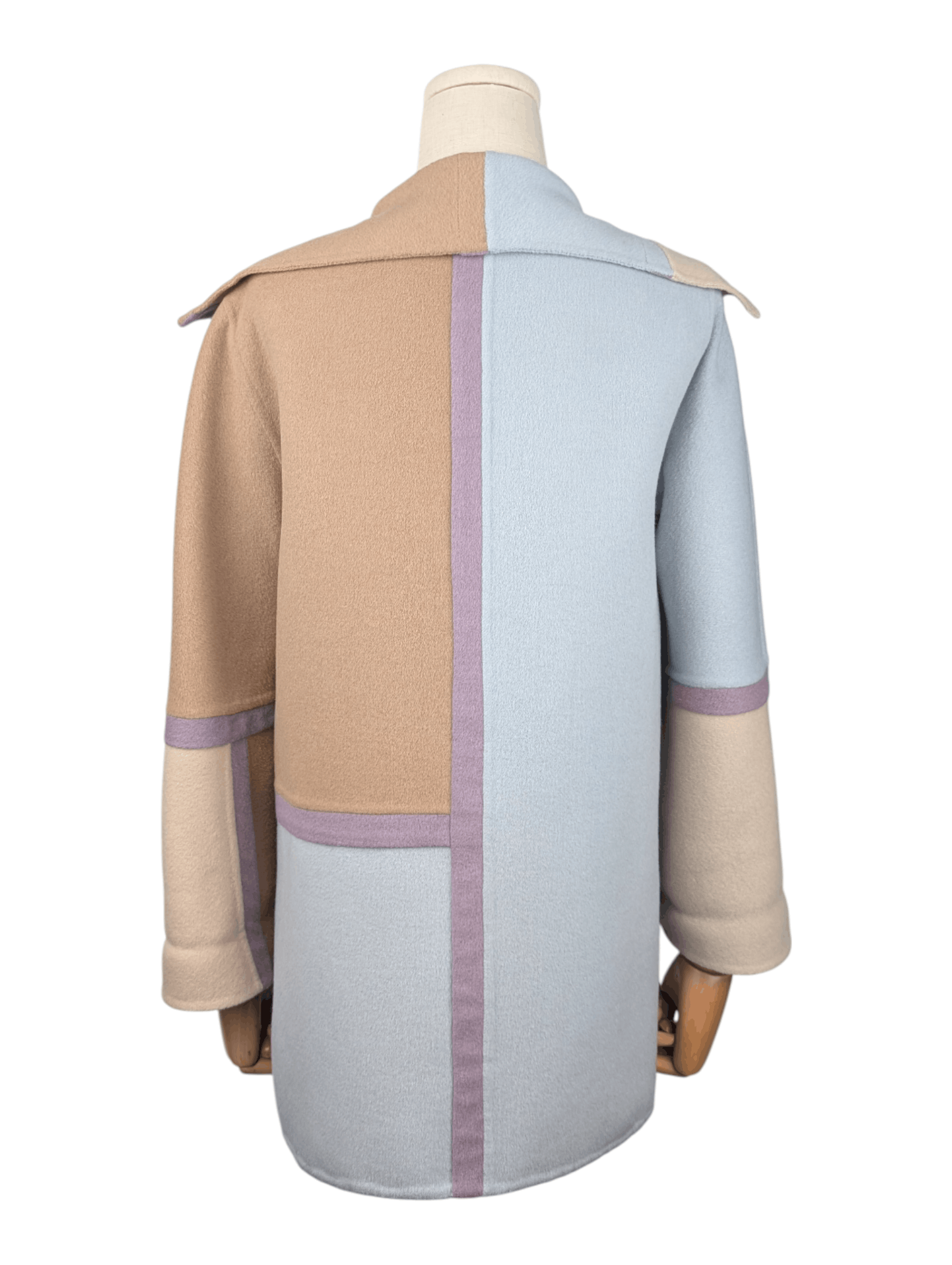 Valentino Valentino Khaki And Light Blue Coat Size XS / US 0-2 / IT 36-38 - 2 Thumbnail