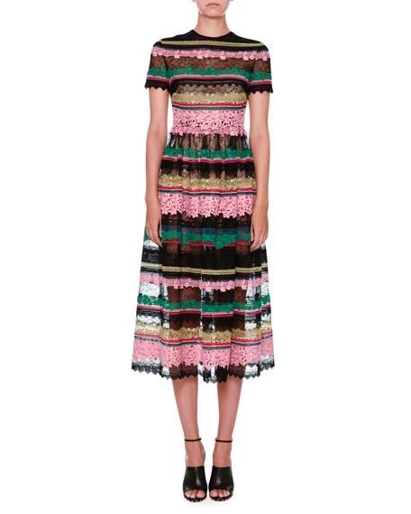 Valentino Valentino Lace dress for heavy workers Size S / US 4 / IT 40 - 1 Thumbnail