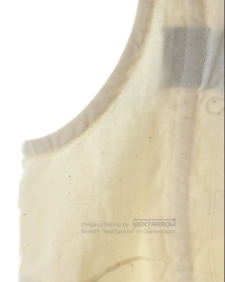 Comme des Garcons Comme Des Garcons Ivory Belted Sleeveless Dress Size S / US 4 / IT 40 - 5 Thumbnail