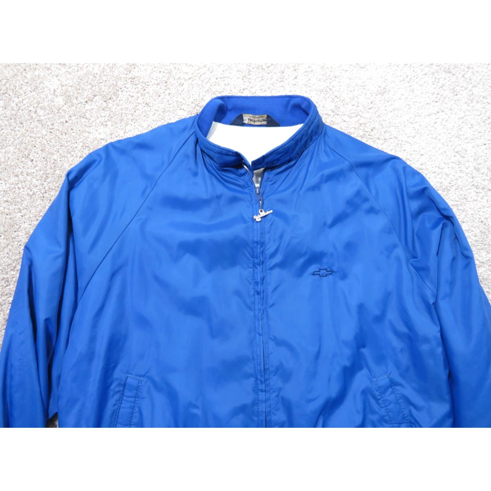 Vintage VINTAGE Duckster Windbreaker Jacket Mens XL Blue Full Pockets Zip Front 80s 90s USA Golf Walking Casual Travel Workwear Lightweight Nylon Lining Size US XL / EU 56 / 4 - 3 Thumbnail