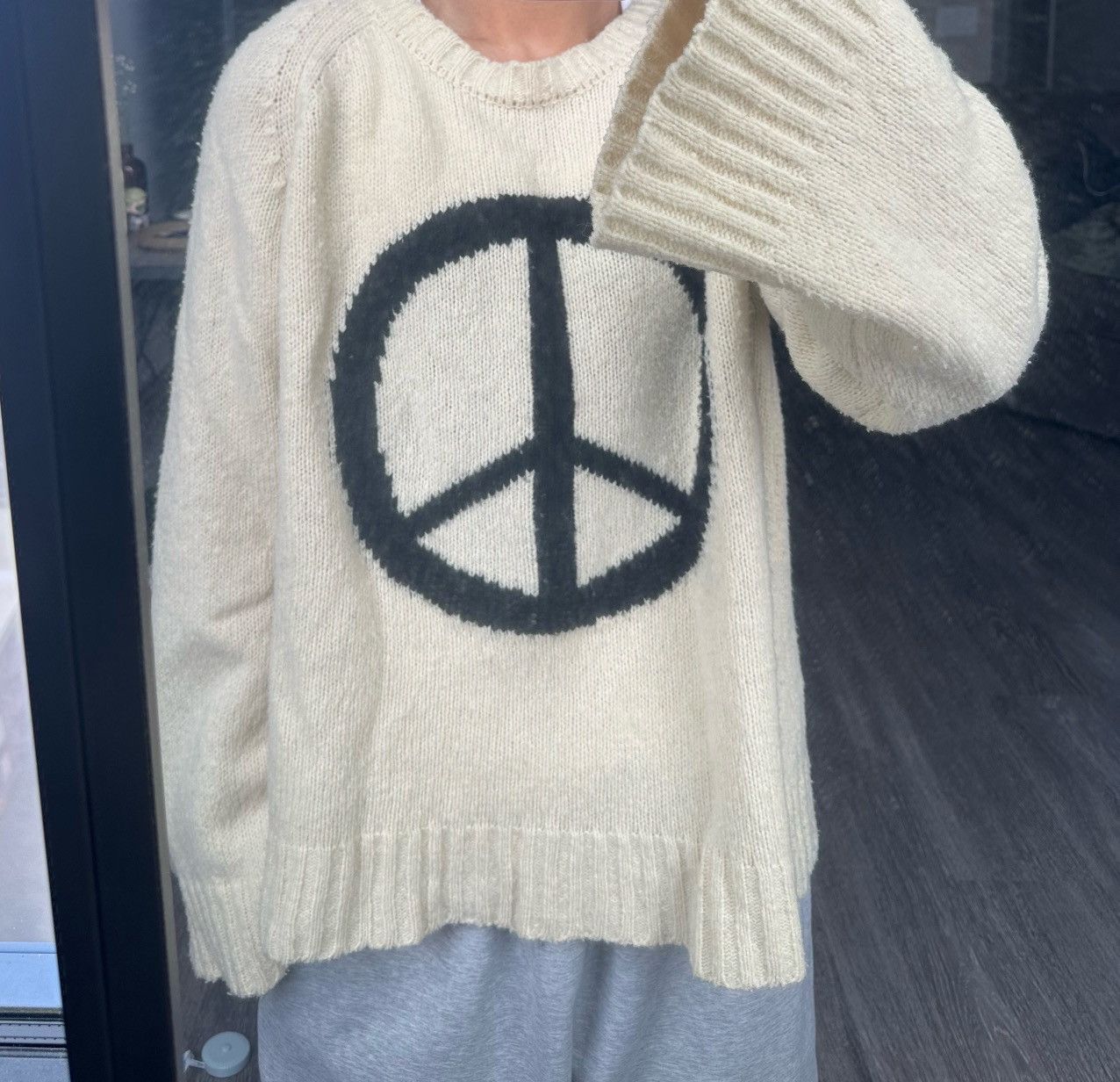 Bed j.w. Ford Tokyo Knit Peace Sign Sweater Size US L / EU 52-54 / 3 - 5 Thumbnail