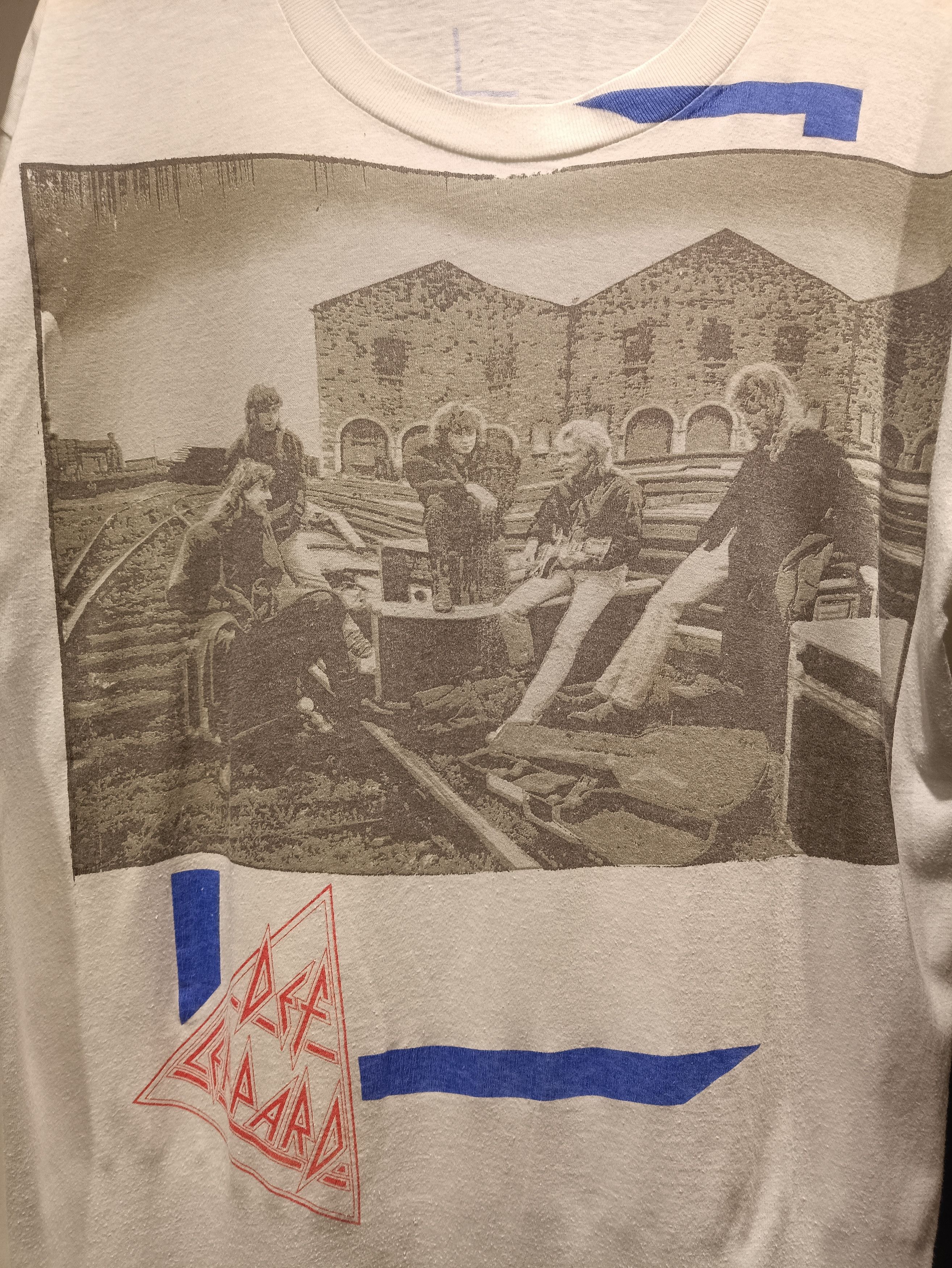 Band Tees × Def Leppard × Vintage vintage def Lappard 1987 hysteria tour Size US XL / EU 56 / 4 - 2 Thumbnail
