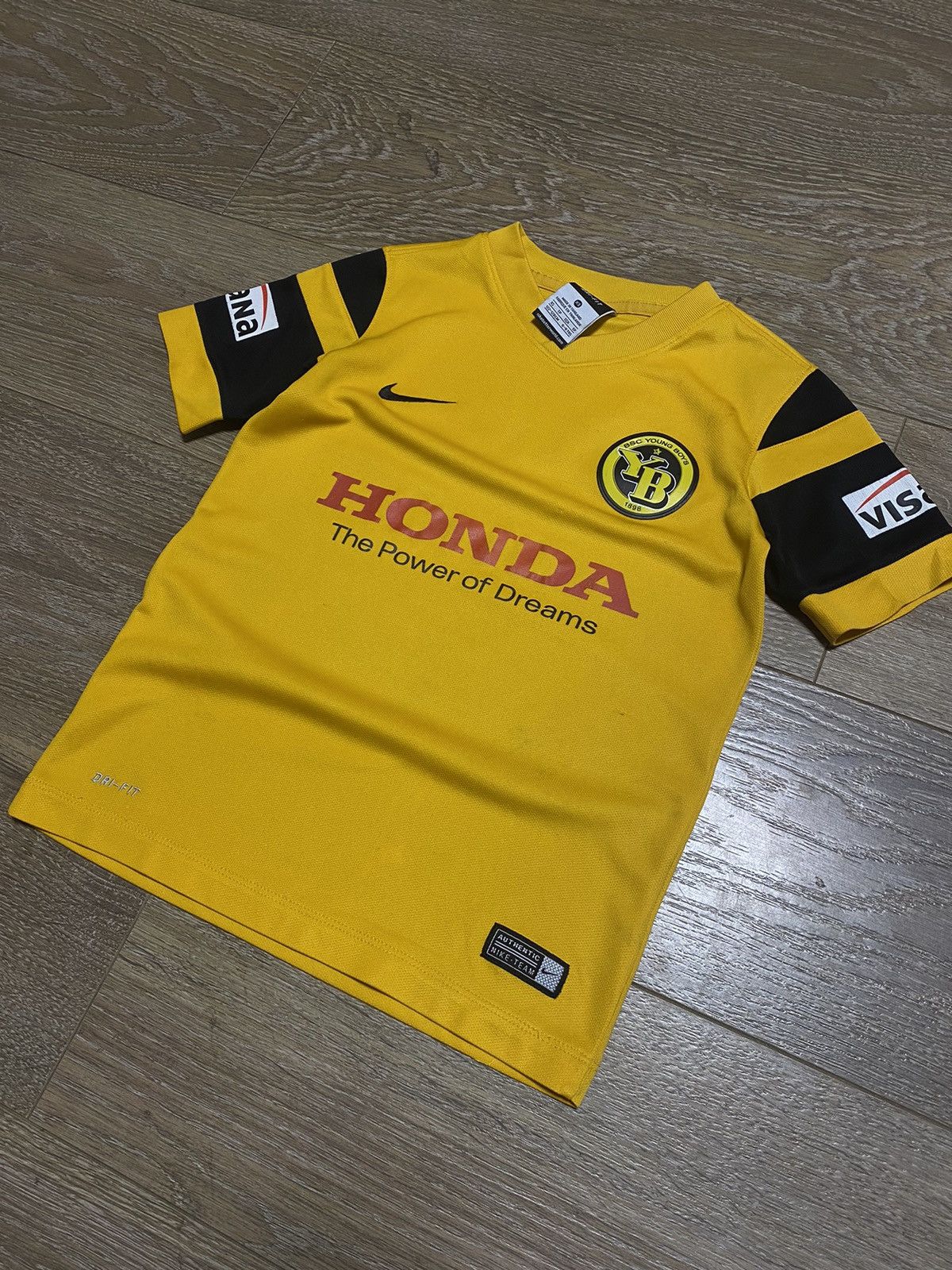 Nike × Vintage Vintage Nike 2015-16 Young Boys Home Shirt KidsXS Size US XS / EU 42 / 0 - 3 Thumbnail