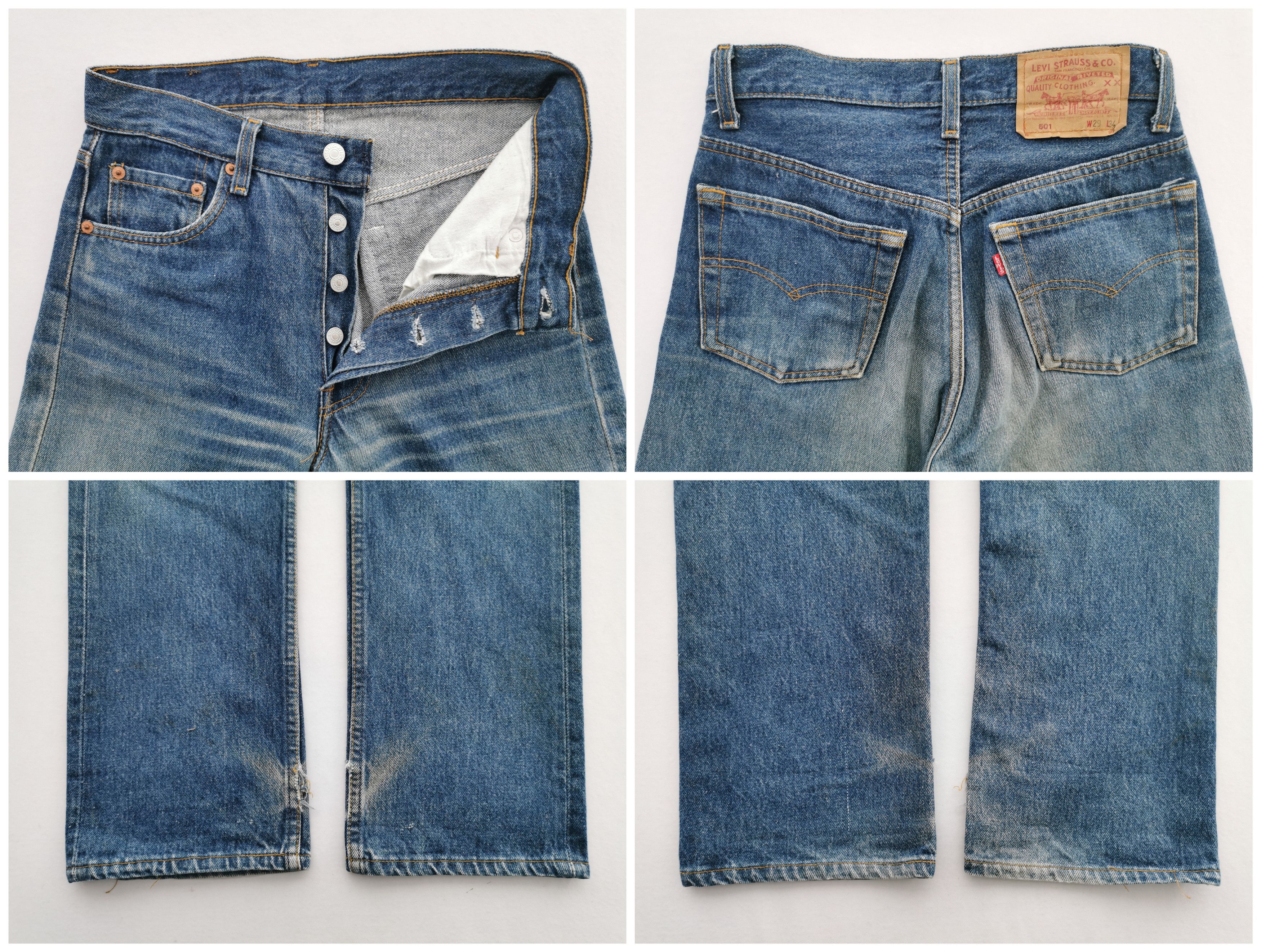 Levi's Vintage Levis Lot 501 Denim Jeans Pants Made In USA Size 34 Size US 34 / EU 50 - 8 Thumbnail