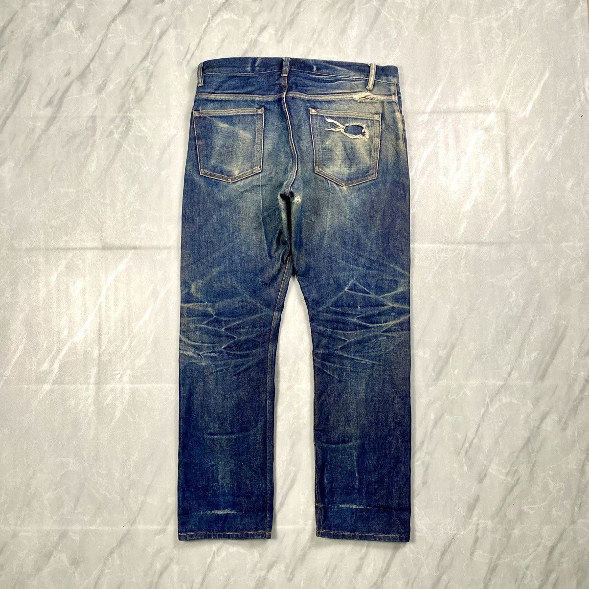 BEAUTY&YOUTH Vintage Beauty&Youth Japan Mudwash Selvedge Denim Size US 35 - 1 Thumbnail