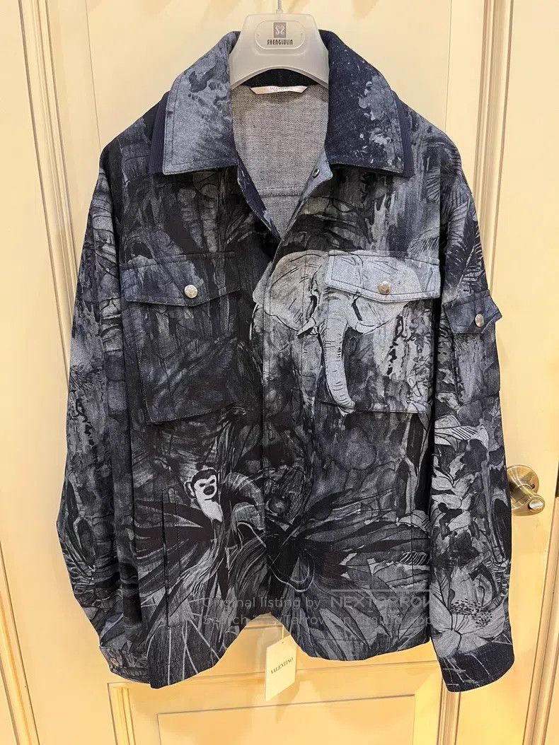 Valentino Valentino Denim hunting jacket Size US S / EU 44-46 / 1 - 2 Thumbnail
