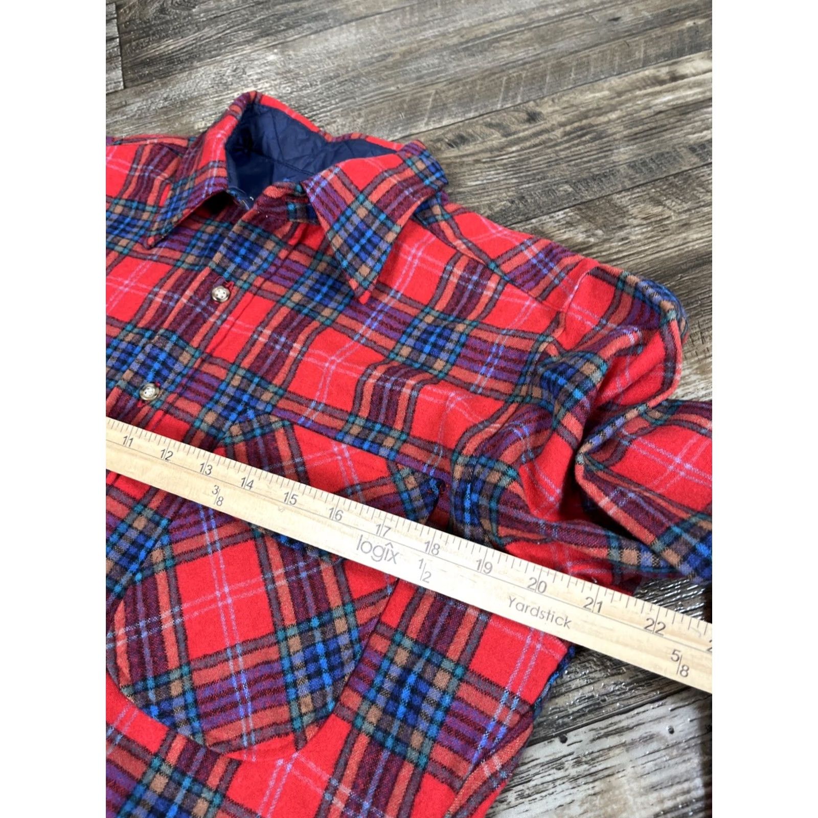 Pendleton Vintage Pendleton Flannel Shirt Mens M Red Virgin Wool Long Sleeve USA 90s Size US M / EU 48-50 / 2 - 4 Thumbnail