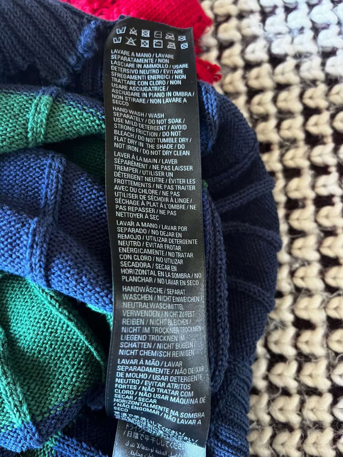 Balenciaga Balenciaga 3B Logo Destroyed Multiknit Sweater Size US XS / EU 42 / 0 - 11 Thumbnail
