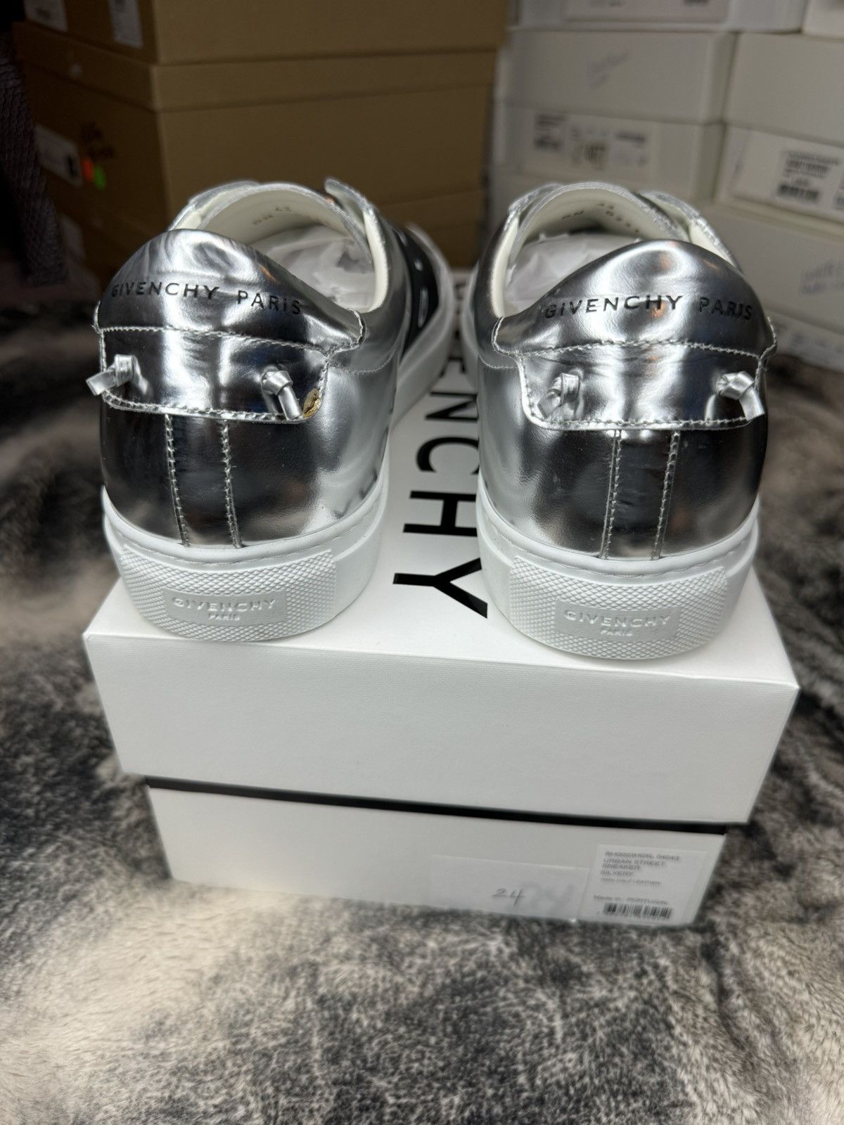 Givenchy Givenchy Urban Street Sneaker - Silvery Size US 10 / EU 43 - 10 Thumbnail