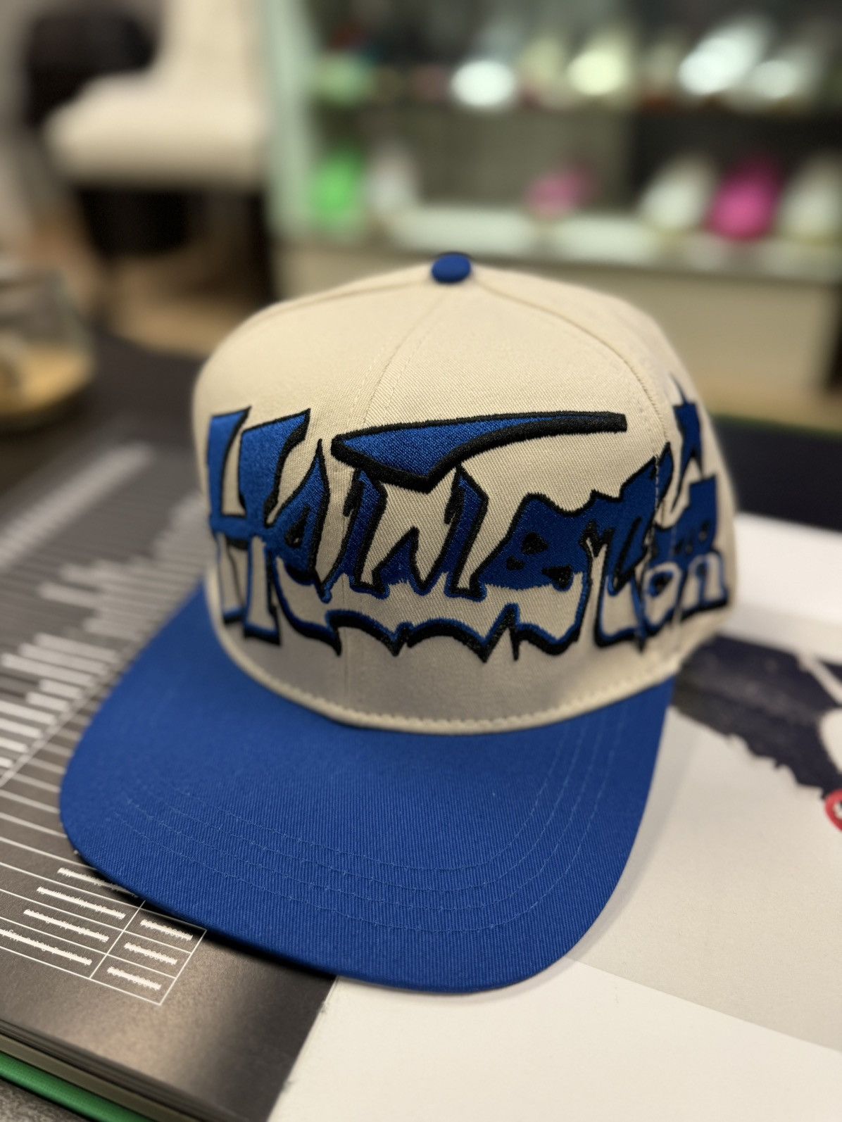 HELLSTAR Hellstar Records Blue Adjustable SnapBack Hat (NEW) Size ONE SIZE - 2 Thumbnail