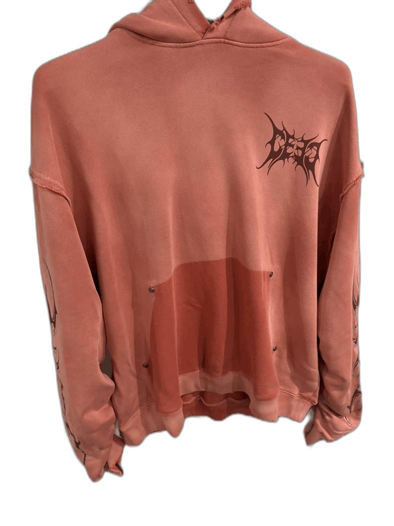 Pink Sparkly Graphic Hoodie