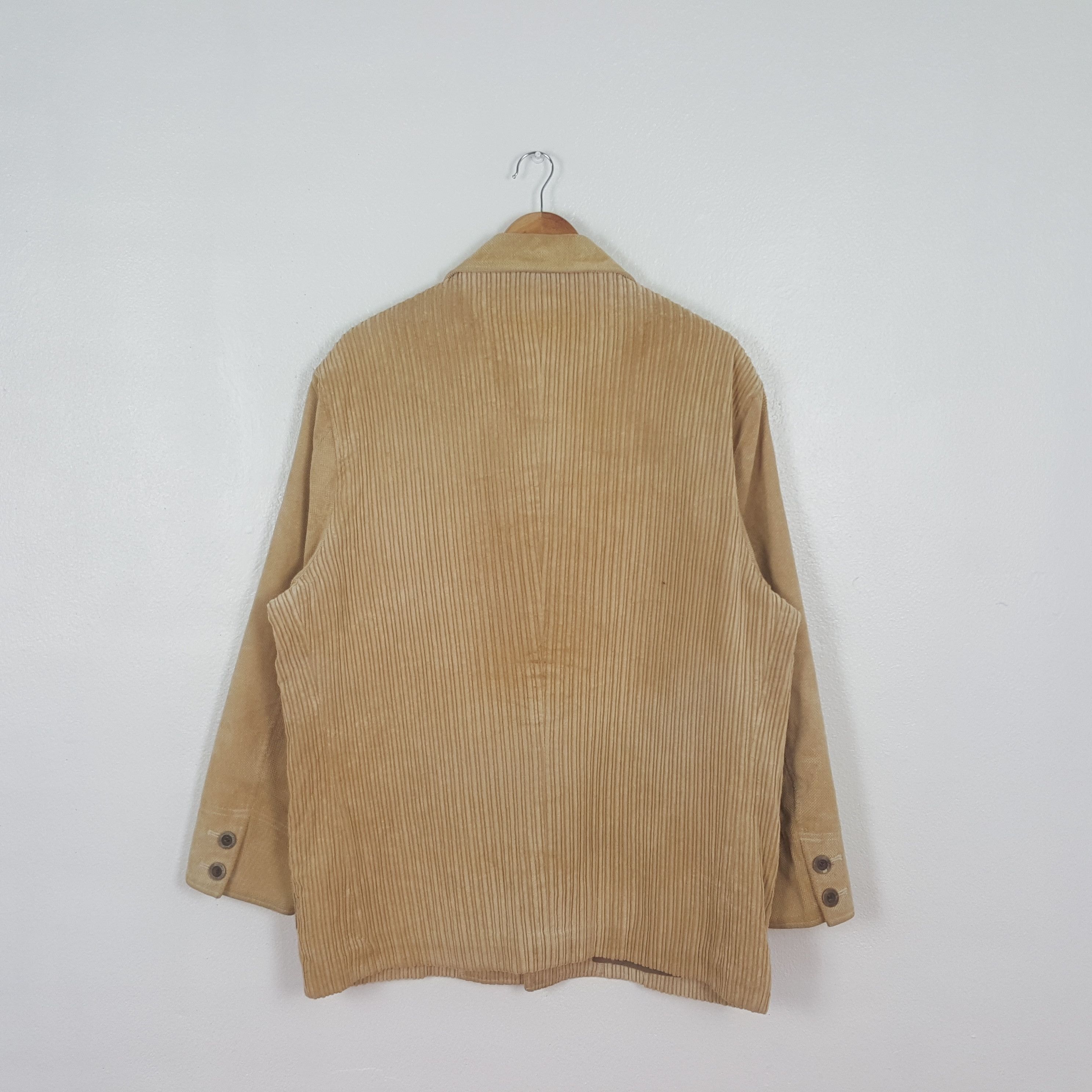 Issey Miyake Vintage Issey Miyake Japanese Corduroy Jacket C309N19 Size US L / EU 52-54 / 3 - 3 Thumbnail
